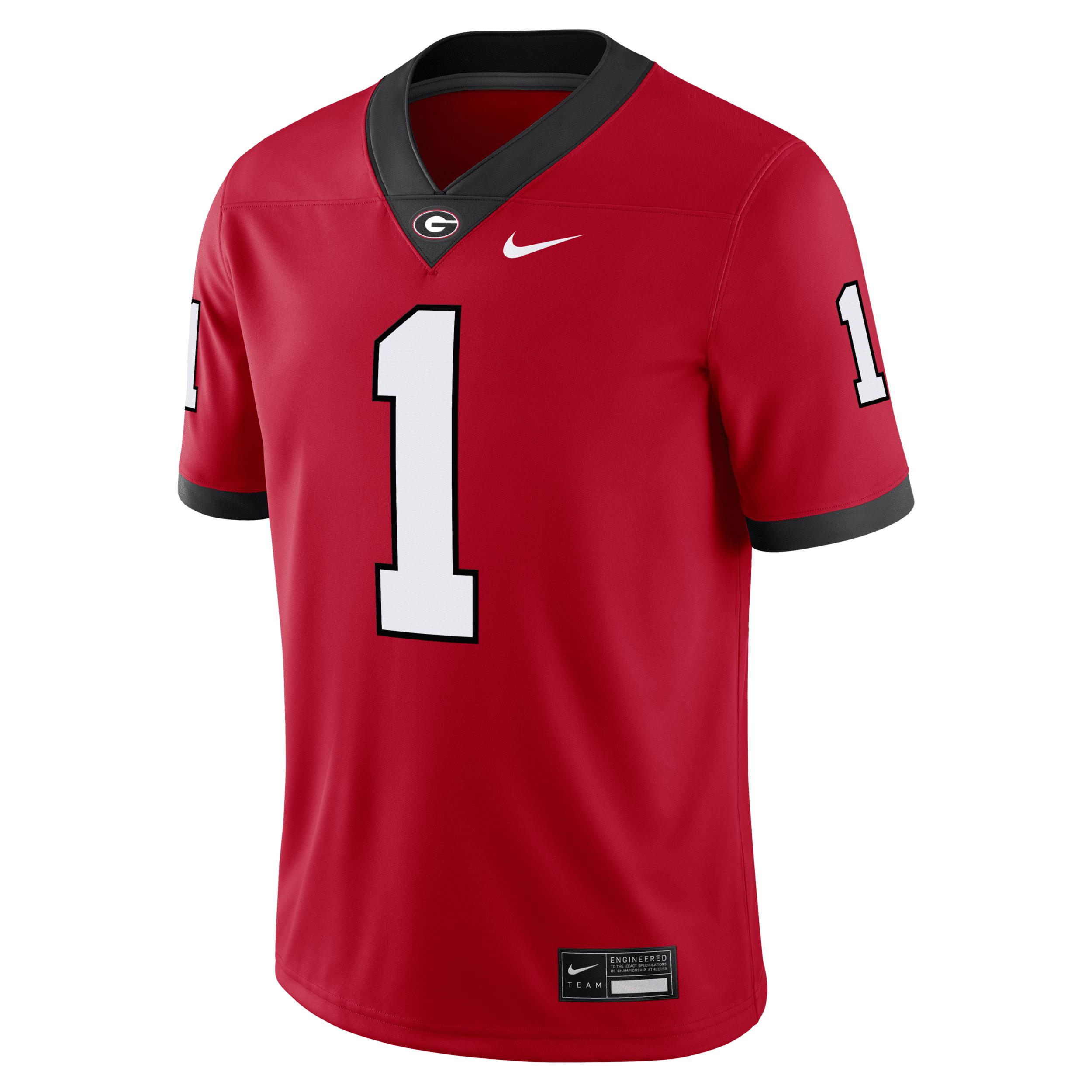 Georgia Bulldogs Nike Men's Dri-FIT College Game Jersey by NIKE