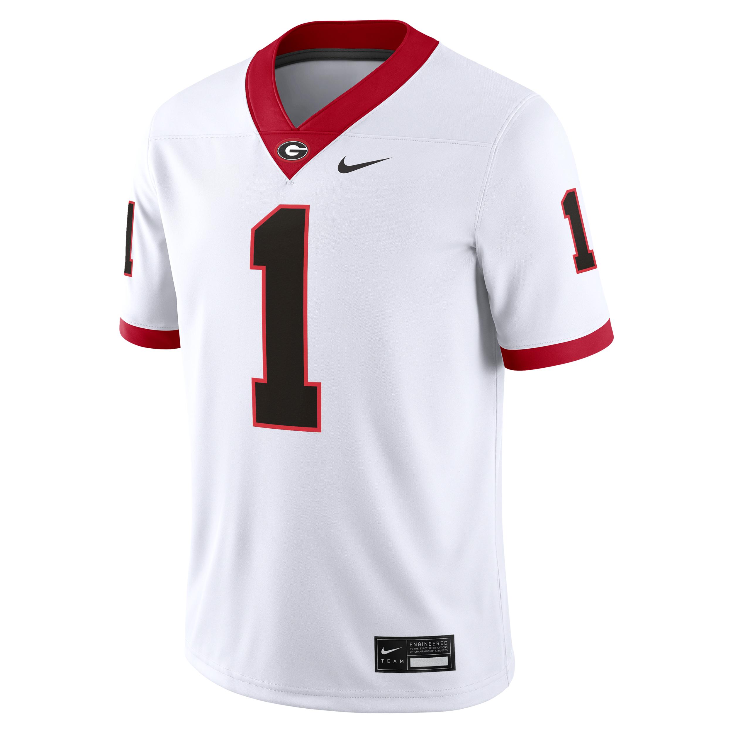 Georgia Bulldogs Nike Men's Dri-FIT College Game Jersey by NIKE