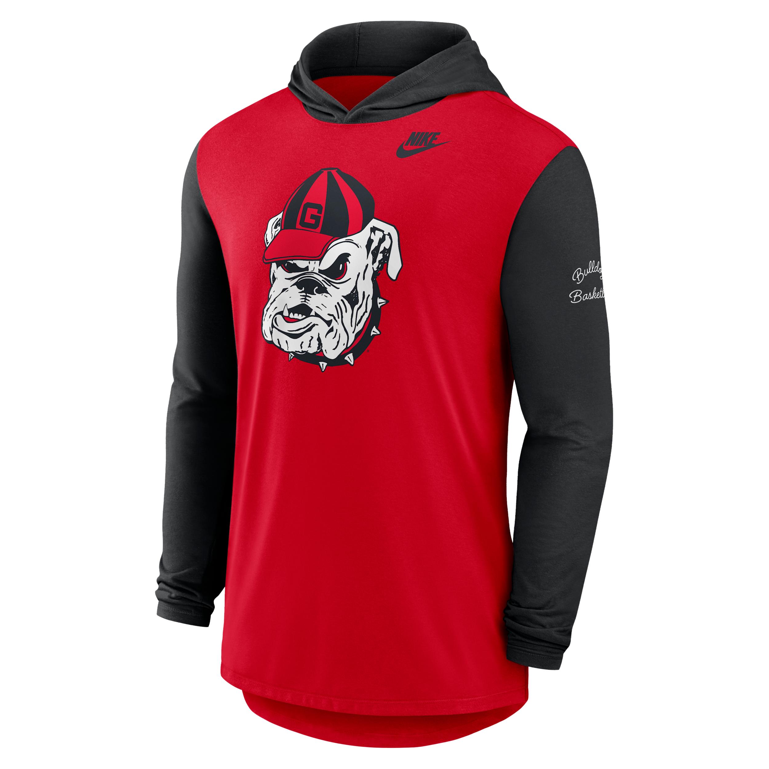 Georgia Campus Legacy Nike Men's Dri-FIT College Long-Sleeve Hooded T-Shirt by NIKE