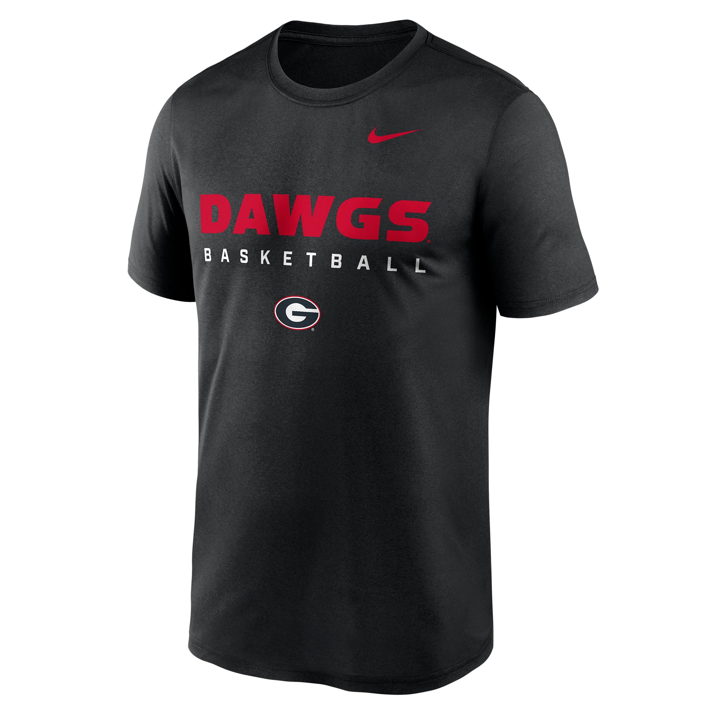 Georgia Courtside Basketball Legend Nike Men's Dri-FIT College T-Shirt by NIKE