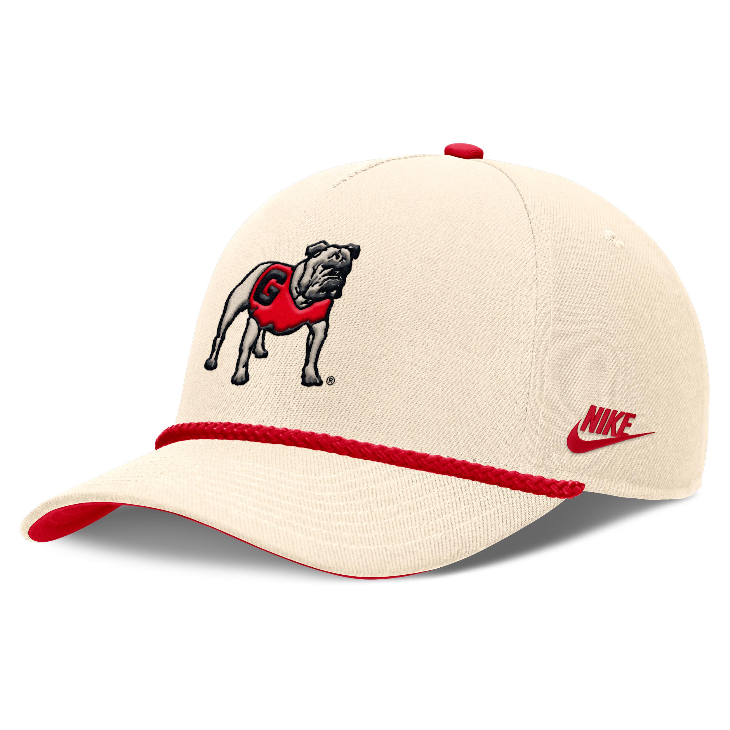 Georgia Legacy Vintage Rope Rise Nike Unisex College Adjustable Hat by NIKE