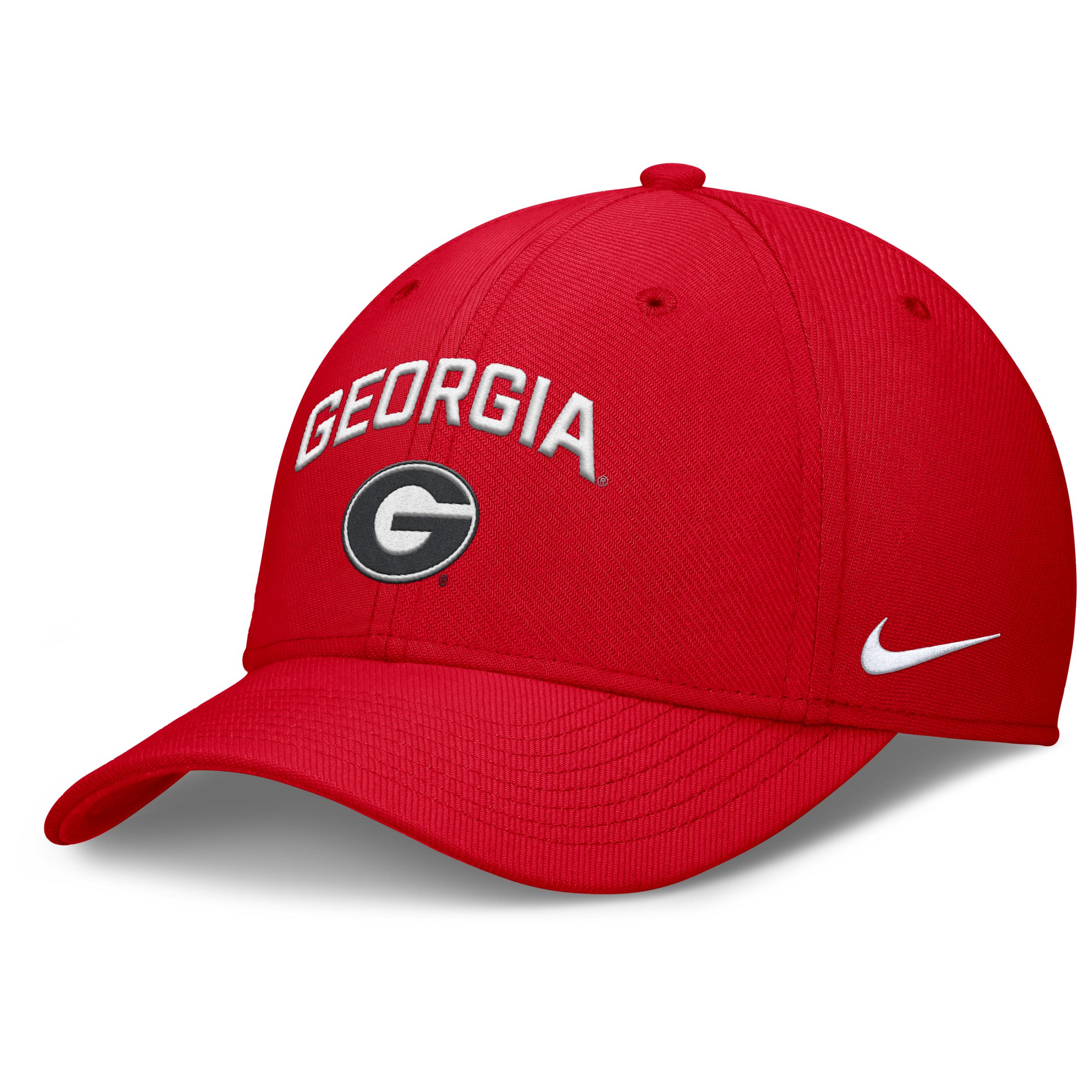 Georgia On-Field Rise Swoosh Nike Men's Dri-FIT College Hat by NIKE