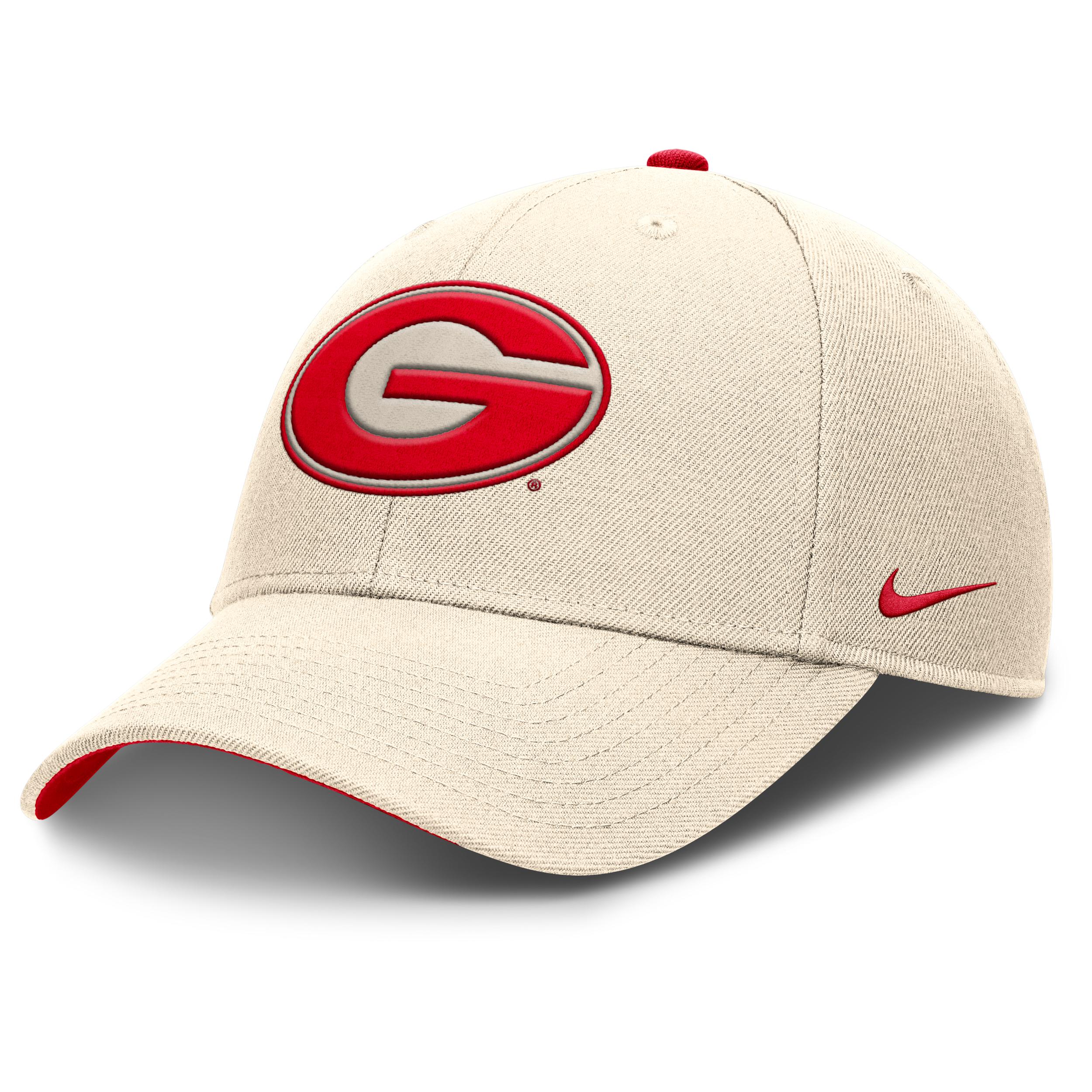 Georgia Primetime Rise Nike Men's Dri-FIT College Trucker Adjustable Hat by NIKE
