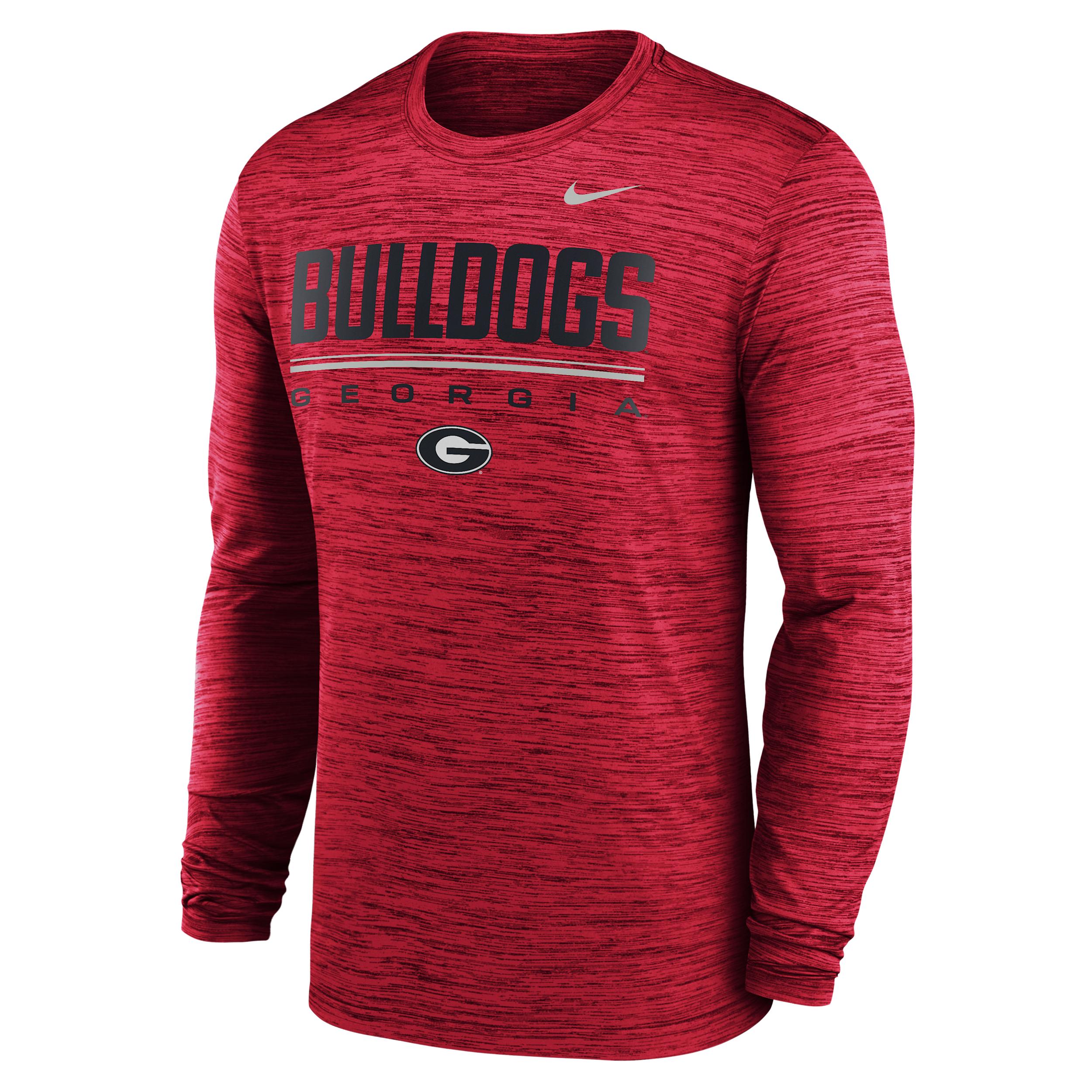 Georgia Sideline Velocity Nike Men's Dri-FIT College T-Shirt by NIKE