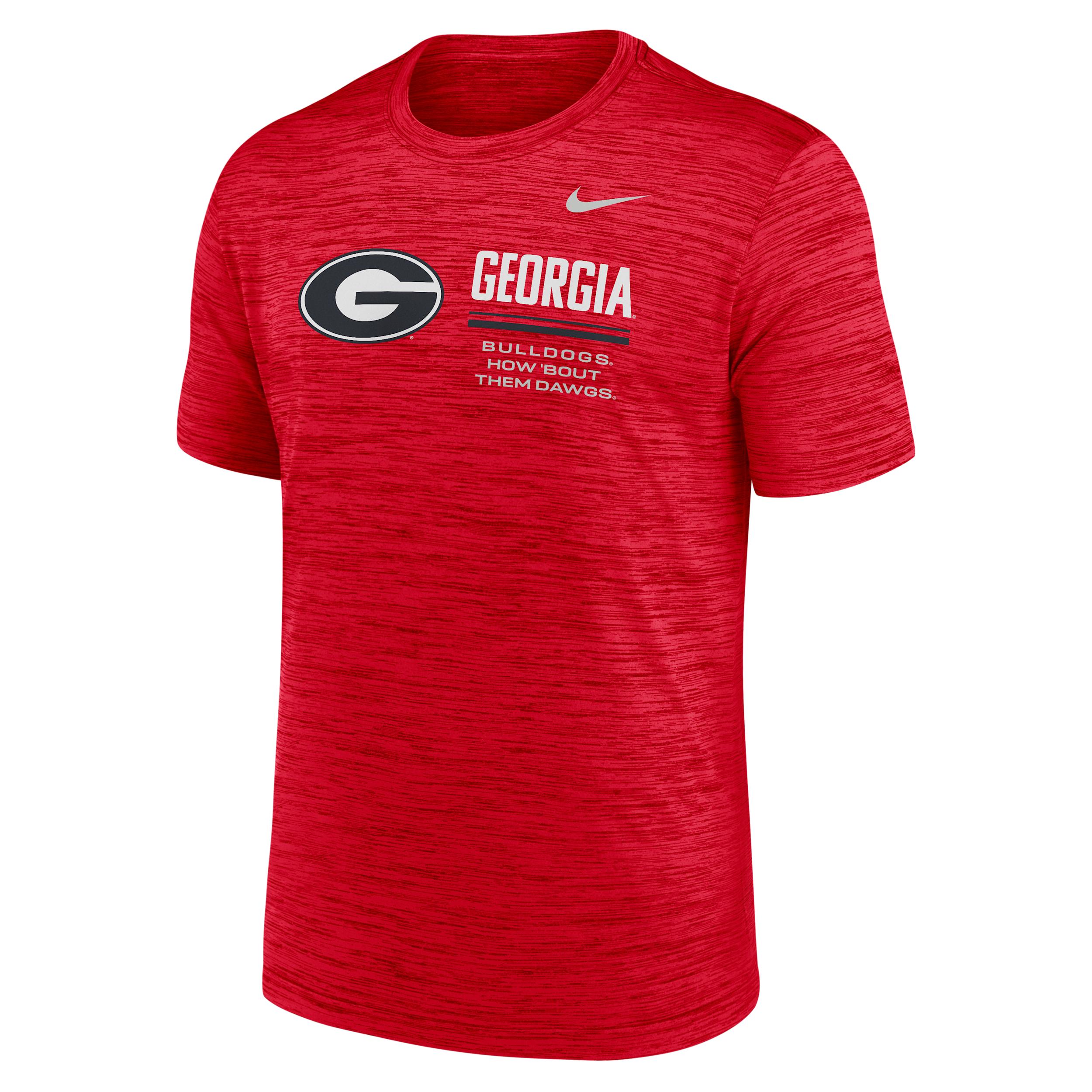 Georgia Sideline Velocity Nike Men's Dri-FIT College T-Shirt by NIKE