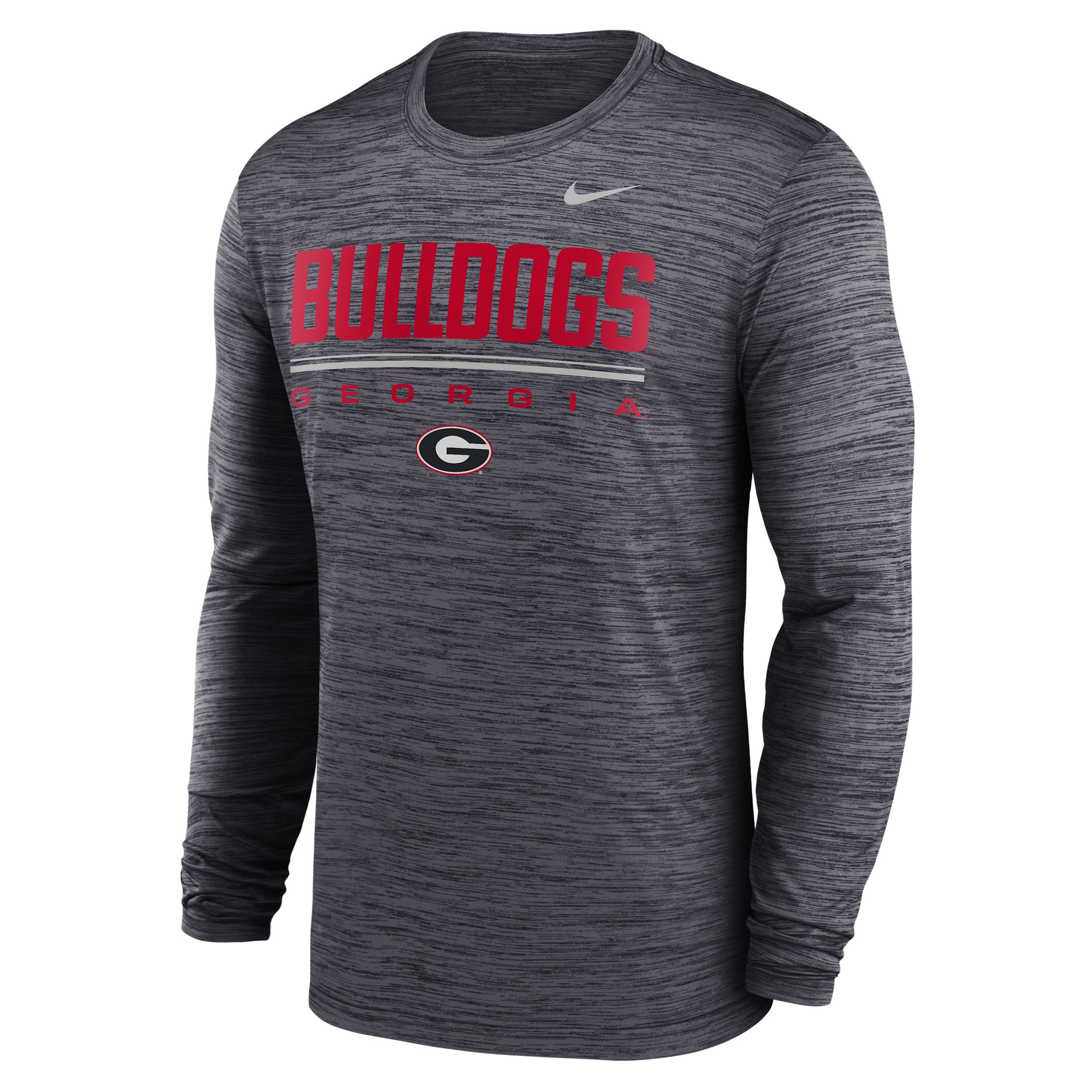 Georgia Sideline Velocity Nike Men's Dri-FIT College T-Shirt by NIKE