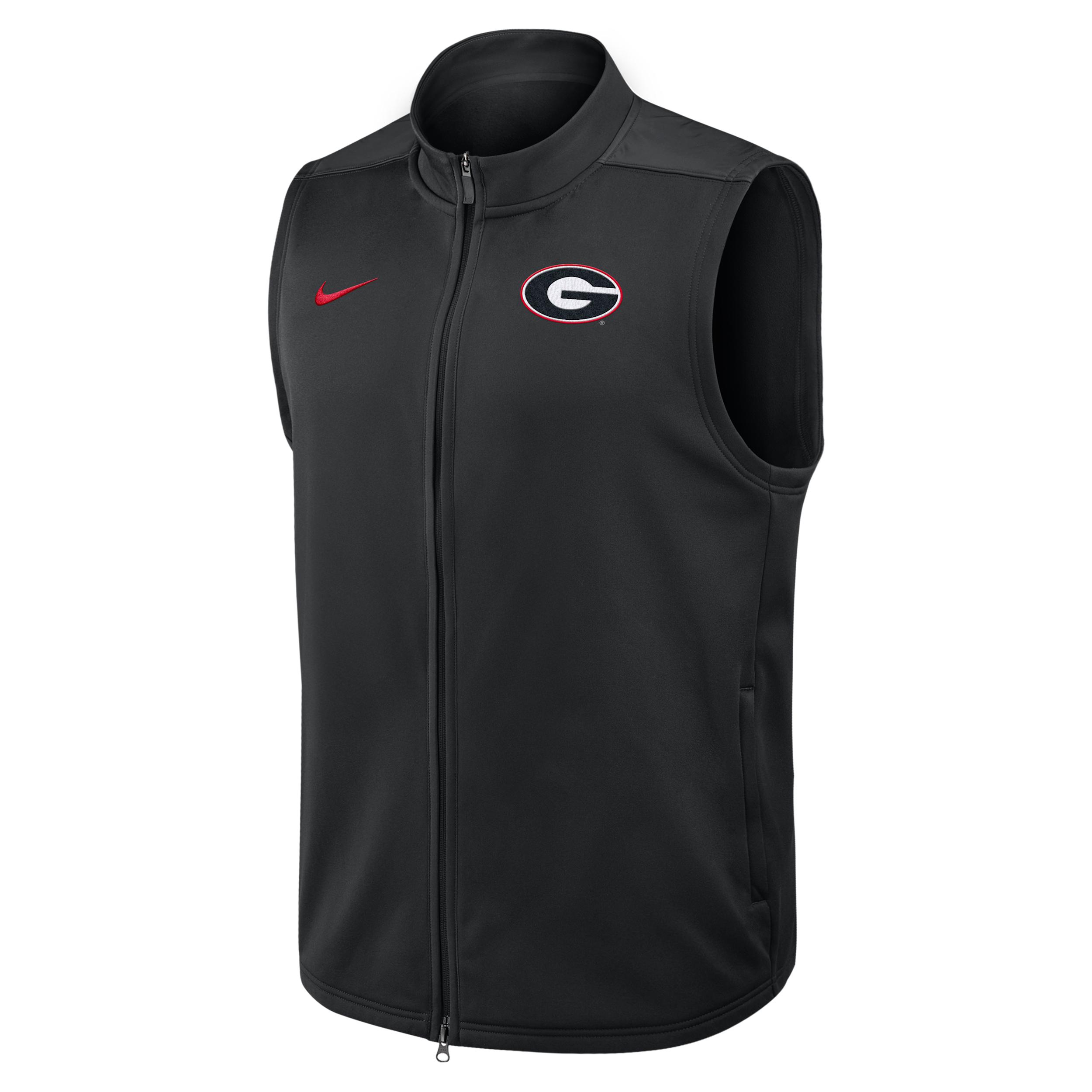 Georgia Victory Nike Men's Therma-FIT College Full-Zip Vest by NIKE