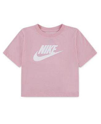 Girls' 4-6X Short-Sleeve Logo Boxy T-Shirt by NIKE