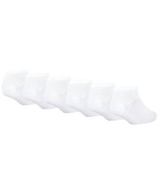 Girls' 4-7 Metallic Swoosh Low Socks, 6-Pack by NIKE