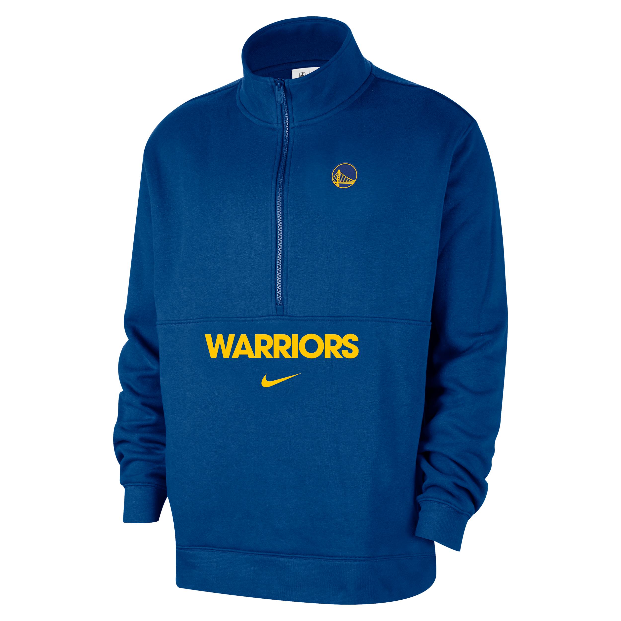 Golden State Warriors Club Courtside Nike Men's NBA 1/2-Zip Top by NIKE