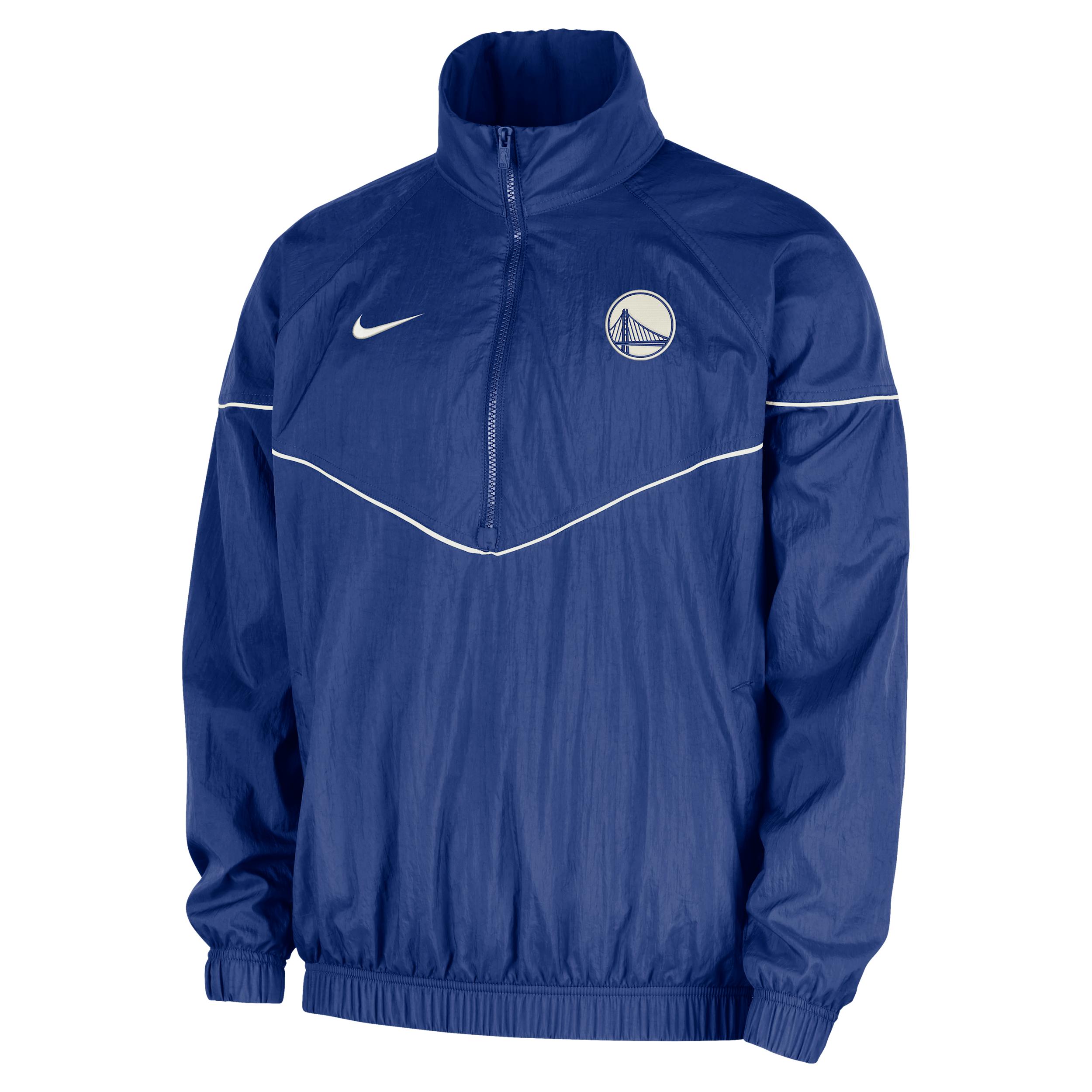 Golden State Warriors Courtside Windrunner Nike Men's NBA Anorak Jacket by NIKE