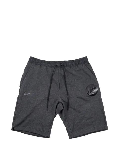Golden State Warriors elasticated-waistband logo-detail shorts by NIKE