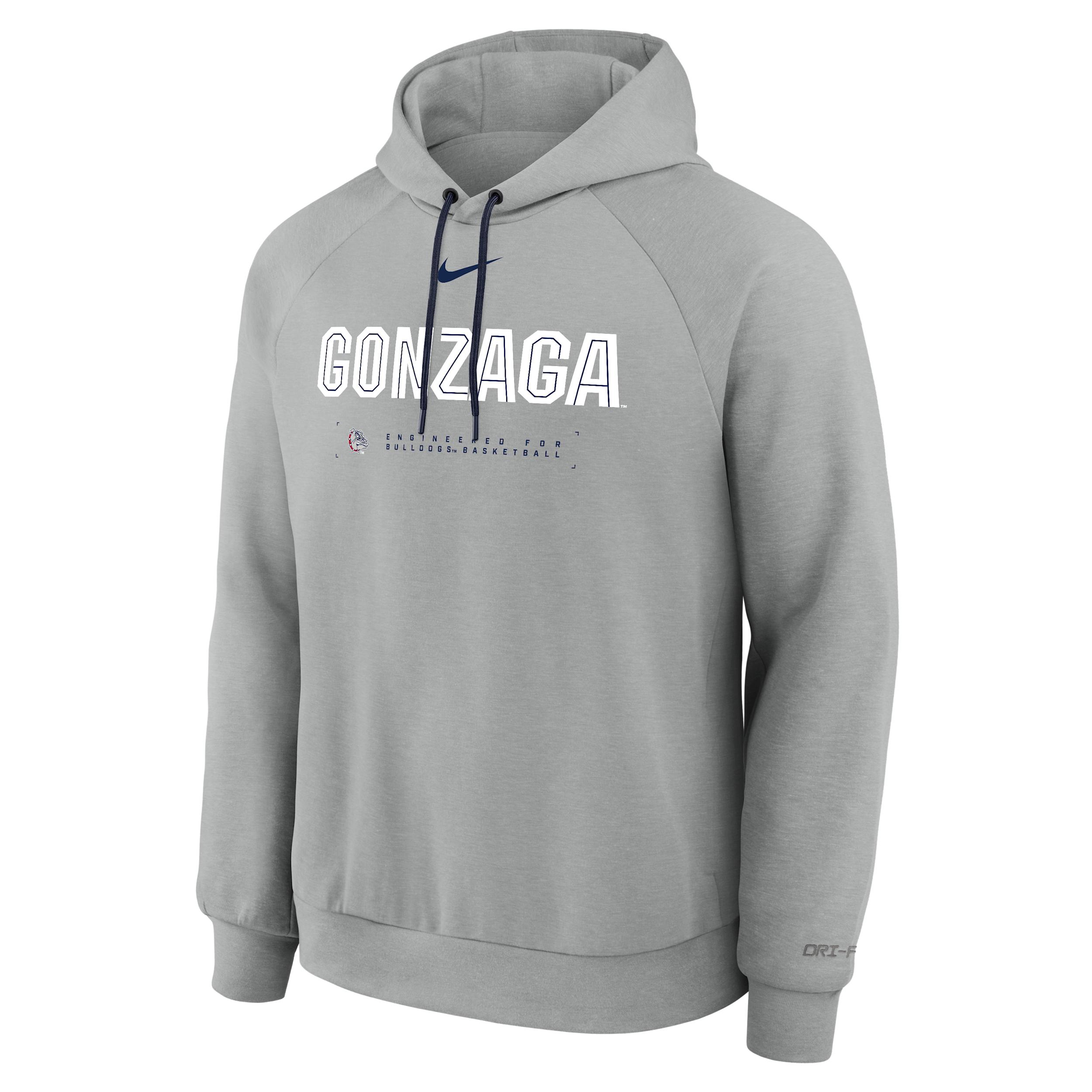 Gonzaga Bulldogs Nike Men's NCAA Basketball Coaches' Pullover Hoodie by NIKE