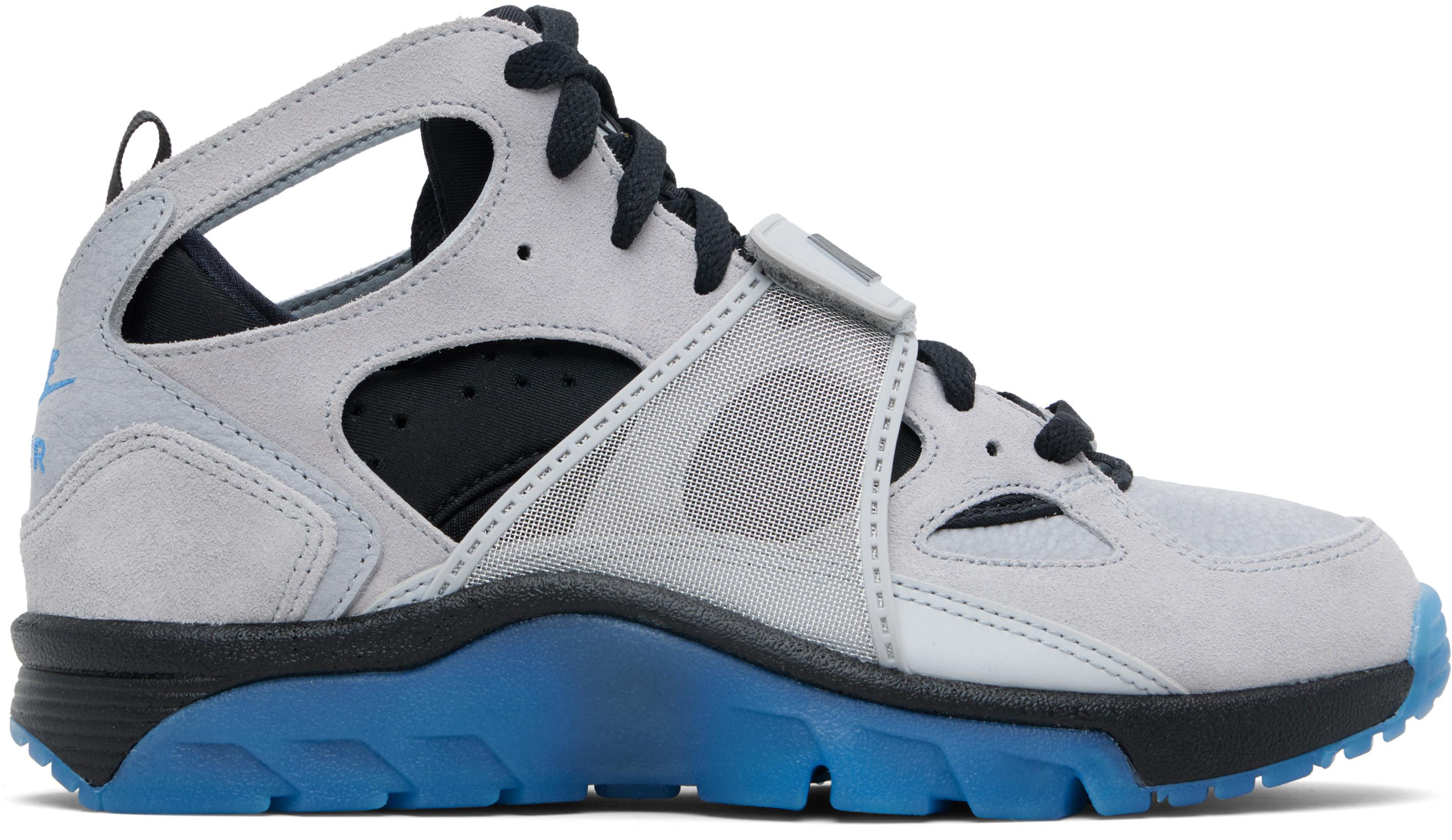 Gray Air Trainer Huarache Sneakers by NIKE