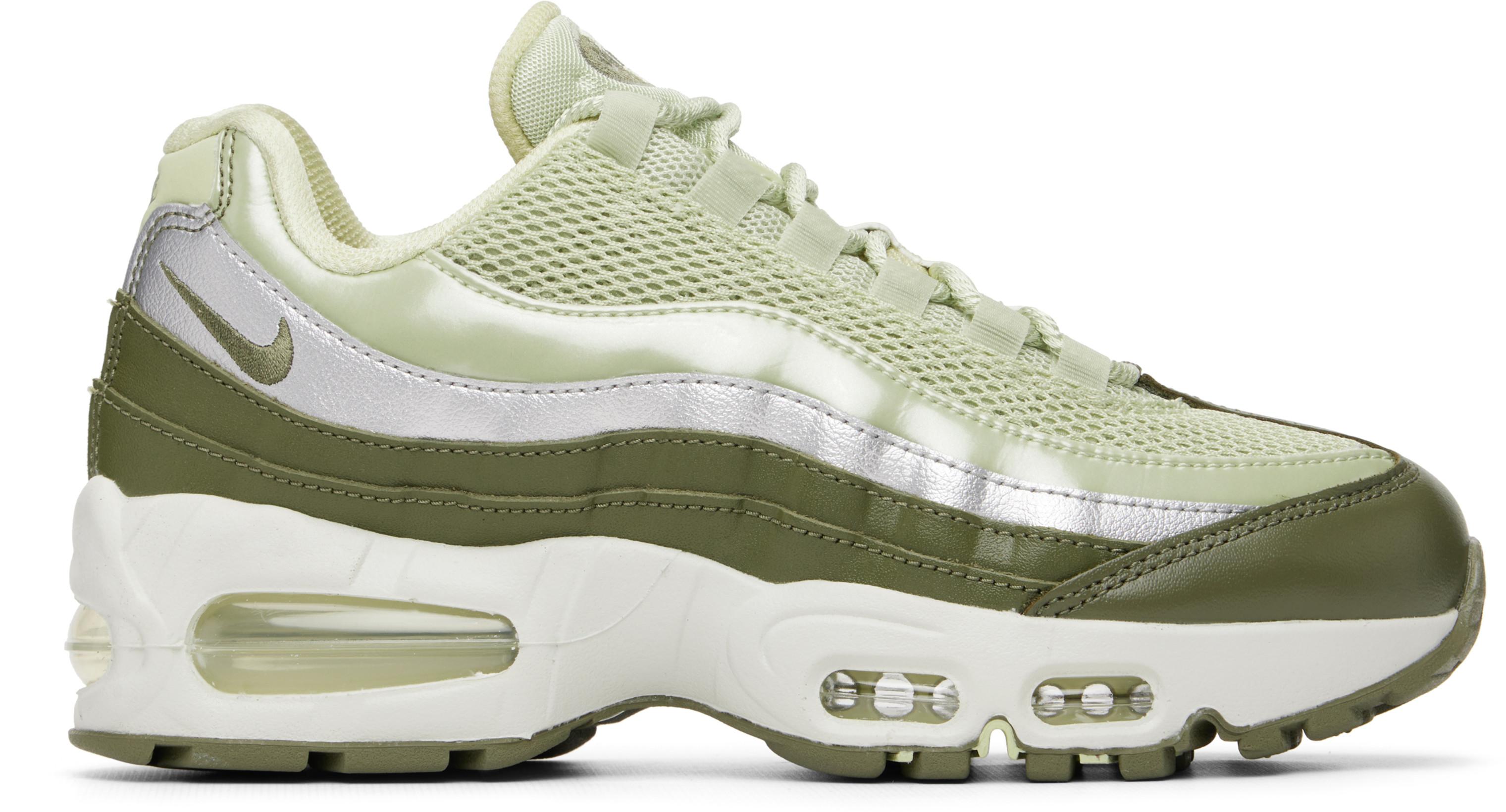 Green Air Max 95 Big Bubble Sneakers by NIKE