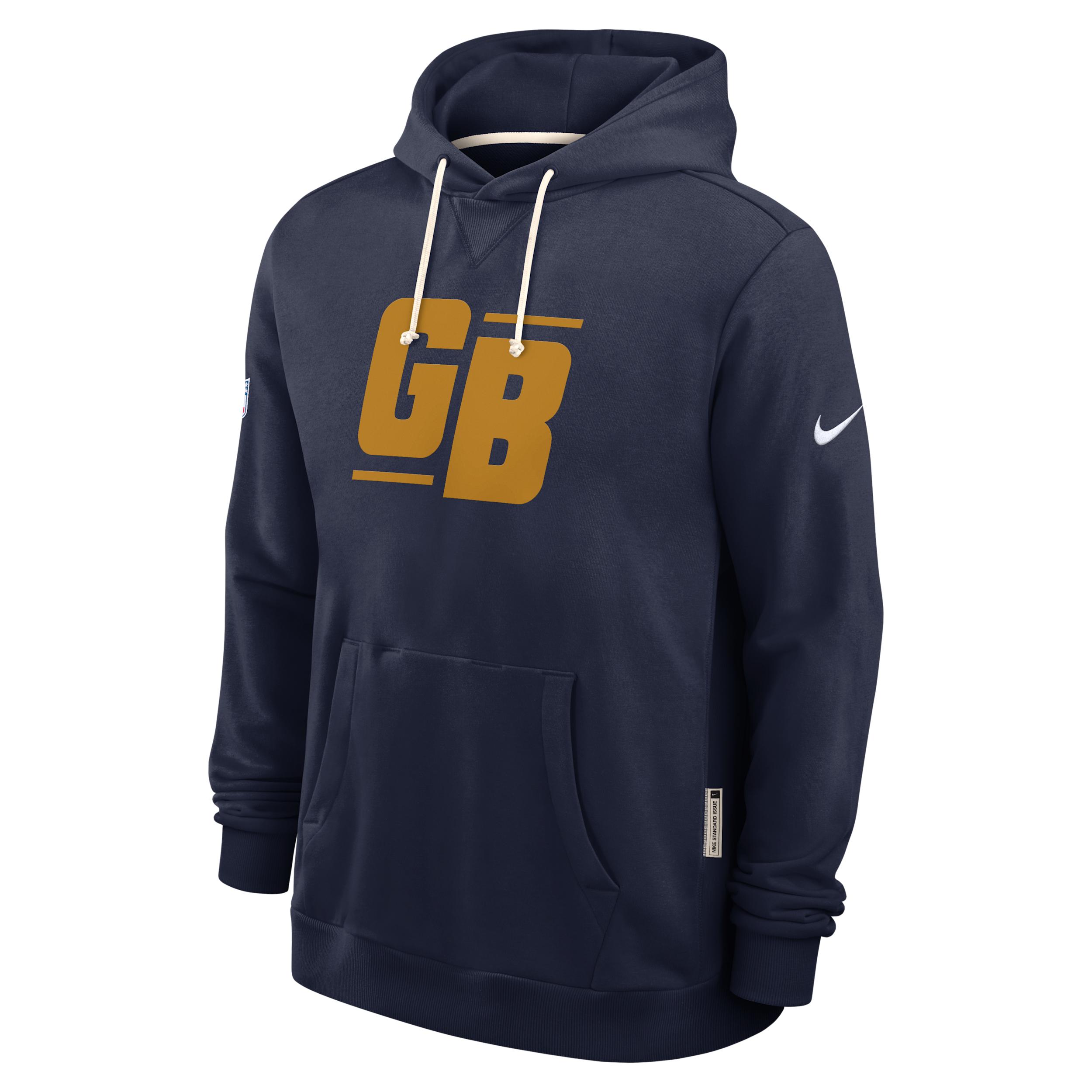 Green Bay Packers Alt Offensive Set Play Sideline Nike Men's Dri-FIT NFL Pullover Hoodie by NIKE