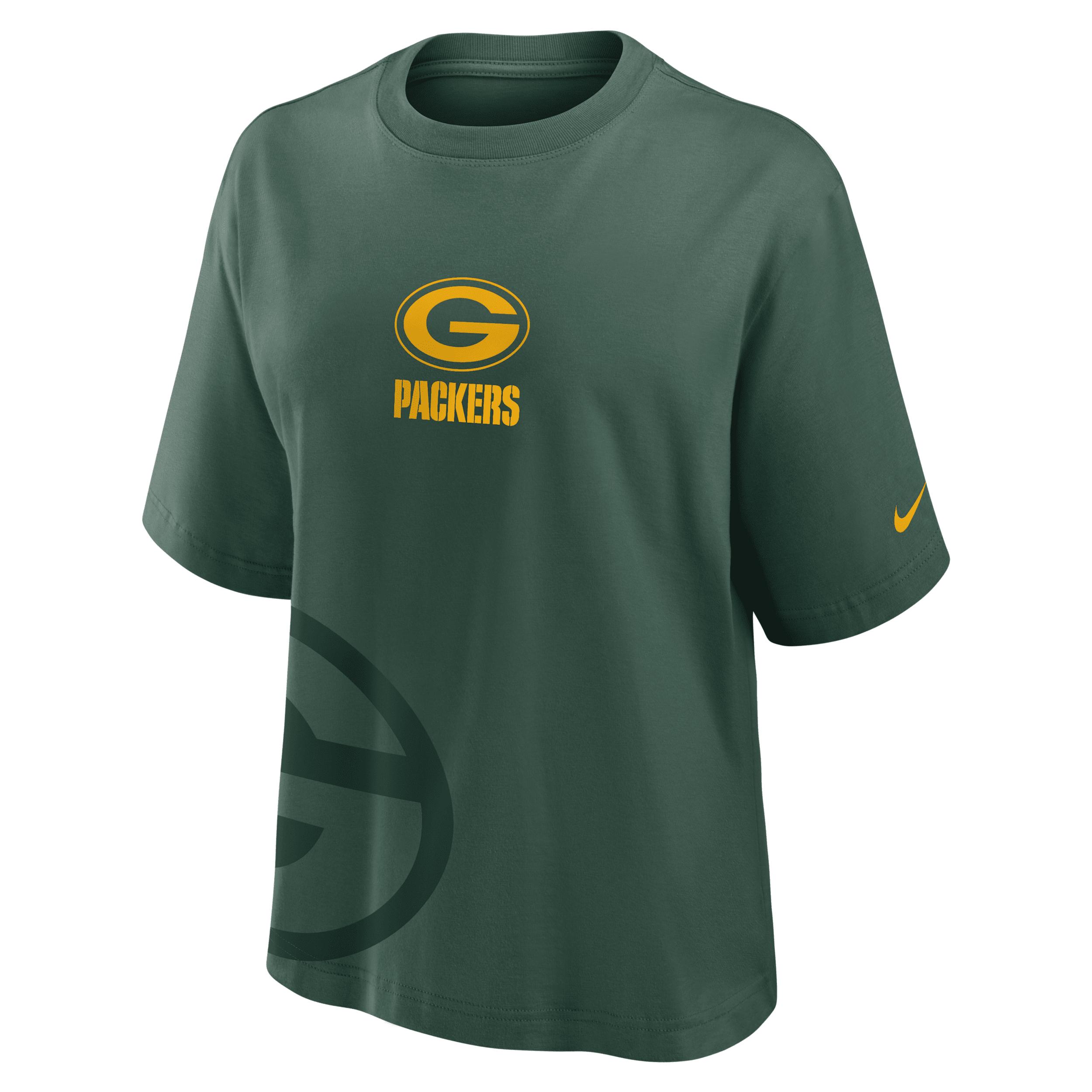 Green Bay Packers Boxy Nike Women's NFL T-Shirt by NIKE