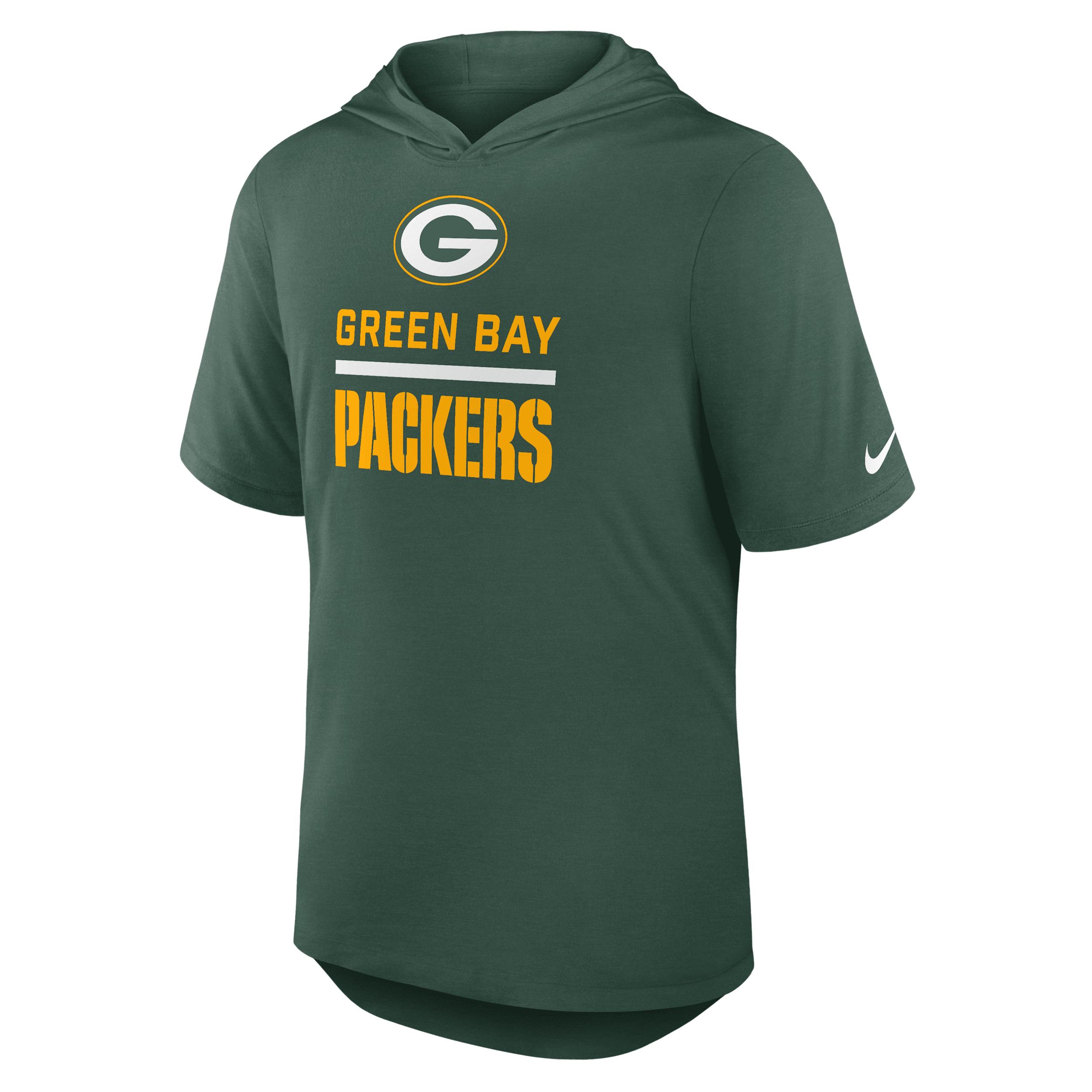Green Bay Packers Nike Men's Dri-FIT NFL Hooded T-Shirt by NIKE