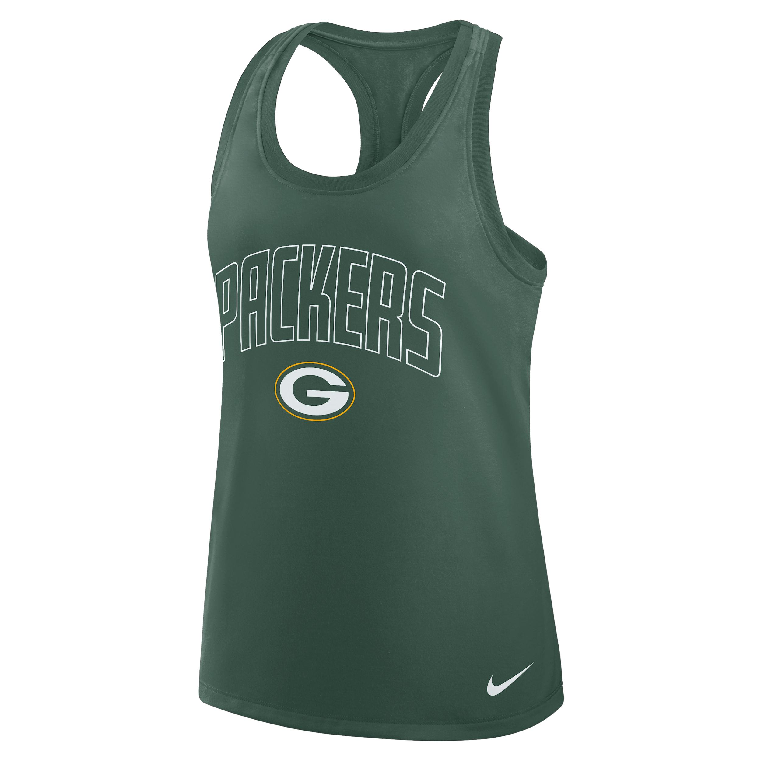 Green Bay Packers Primetime Nike Women's Dri-FIT NFL Racerback Tank Top by NIKE