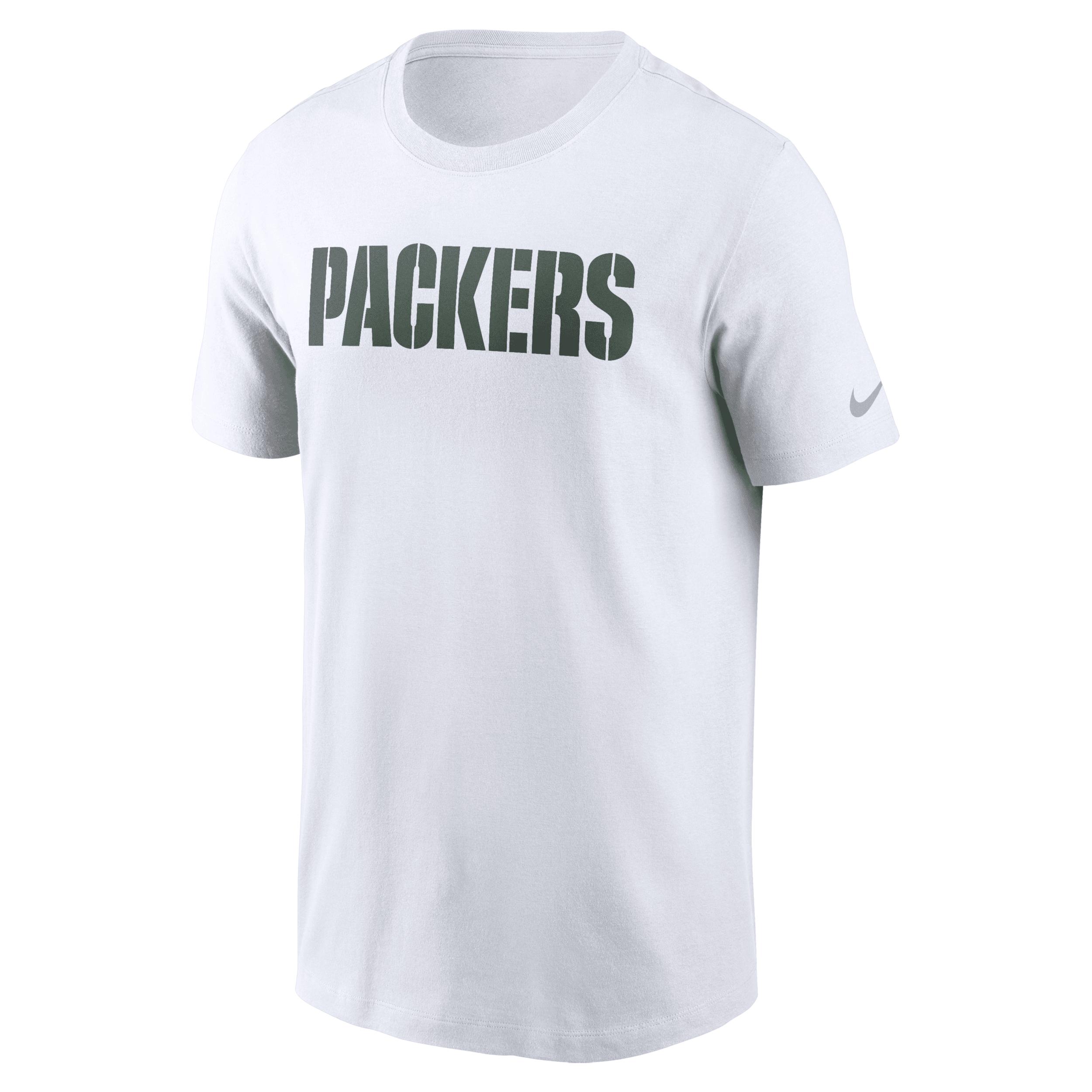 Green Bay Packers Primetime Wordmark Essential Nike Men's NFL T-Shirt by NIKE