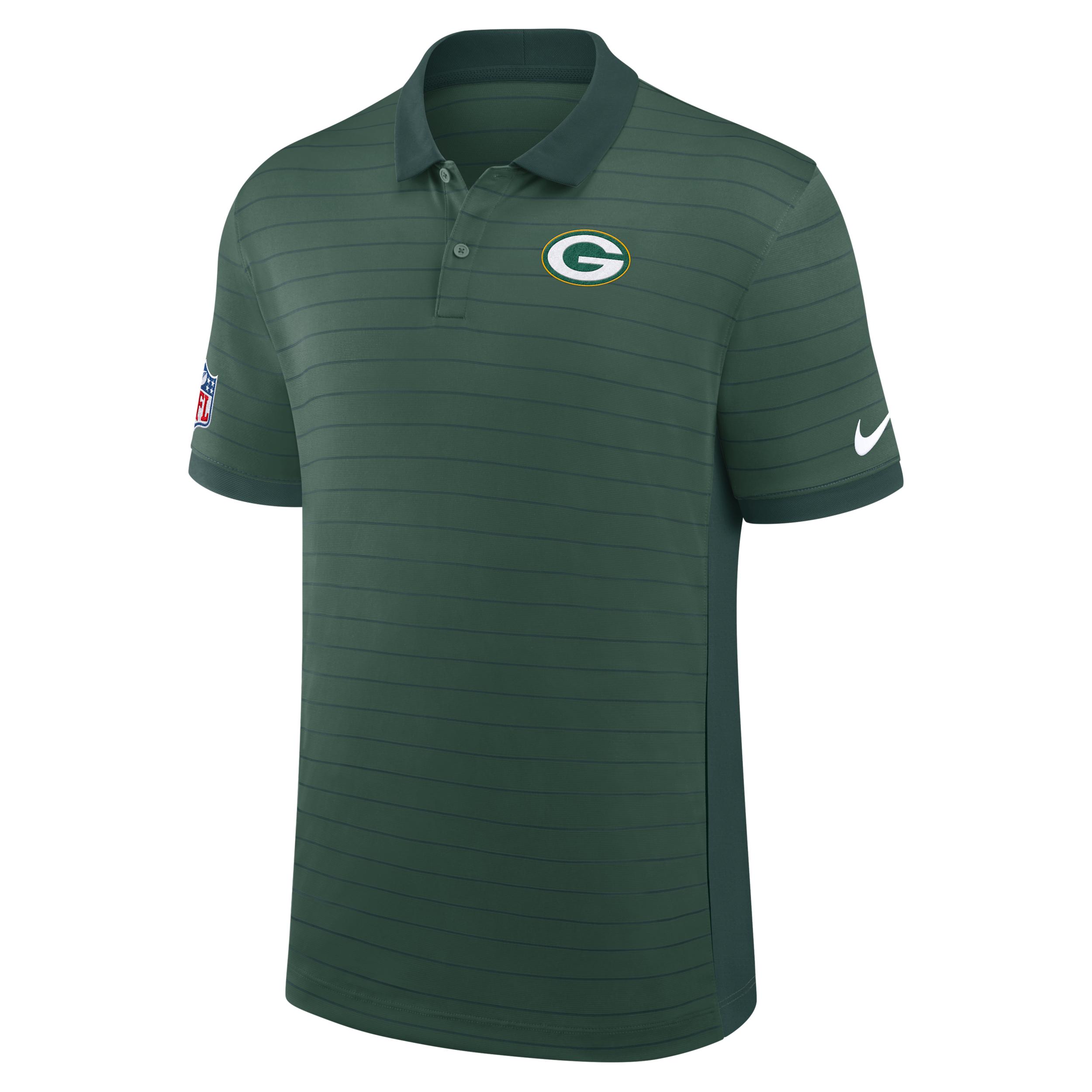 Green Bay Packers Sideline Victory Stripe Nike Men's Dri-FIT NFL Polo by NIKE