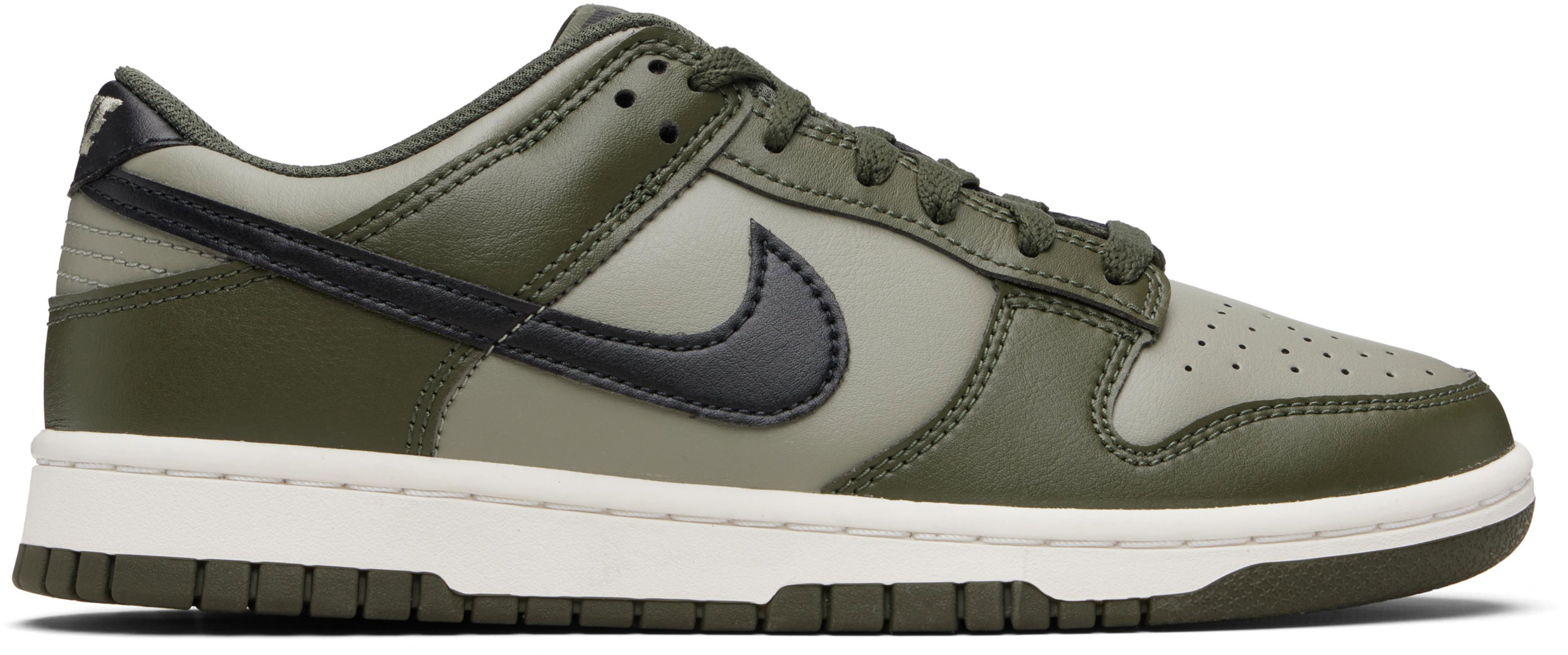 Green Dunk Low Retro Sneakers by NIKE
