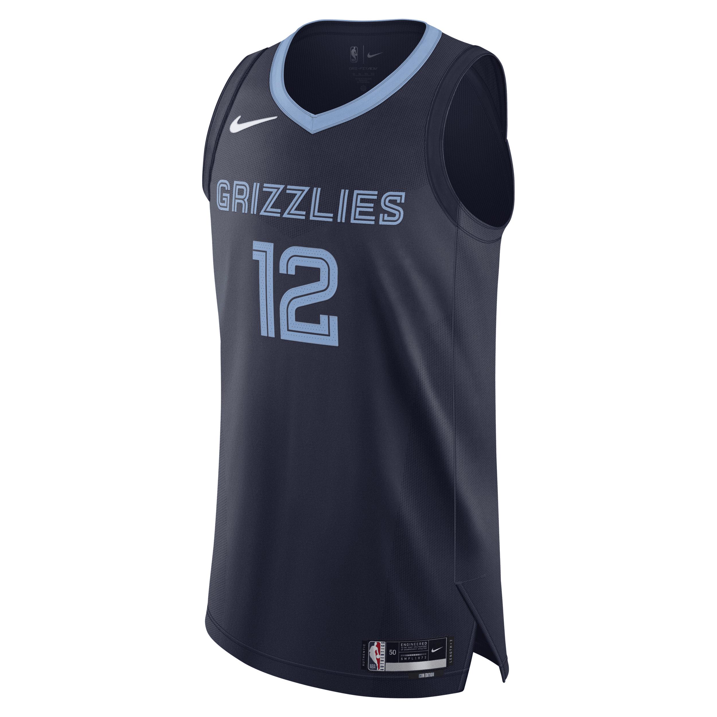 Grizzlies Icon Edition 2020 Nike Men's NBA Authentic Jersey by NIKE