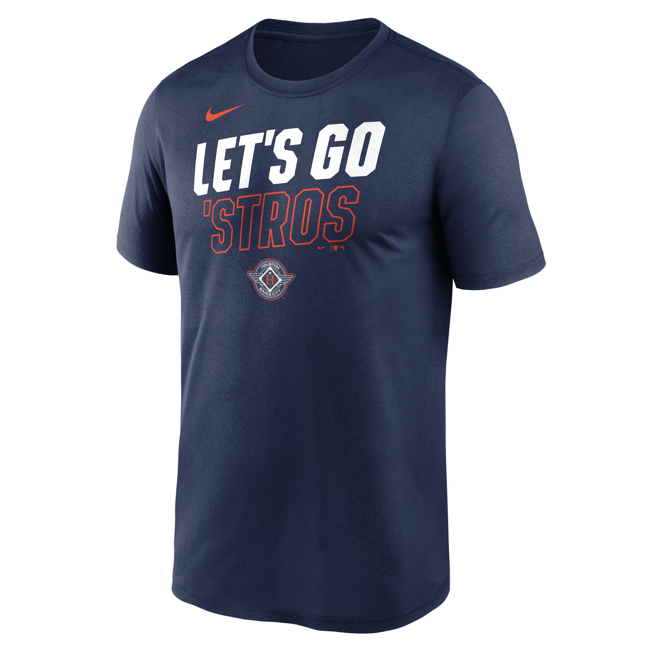 Houston Astros City Connect Team Phrase Script Nike Men's Dri-FIT MLB T-Shirt by NIKE