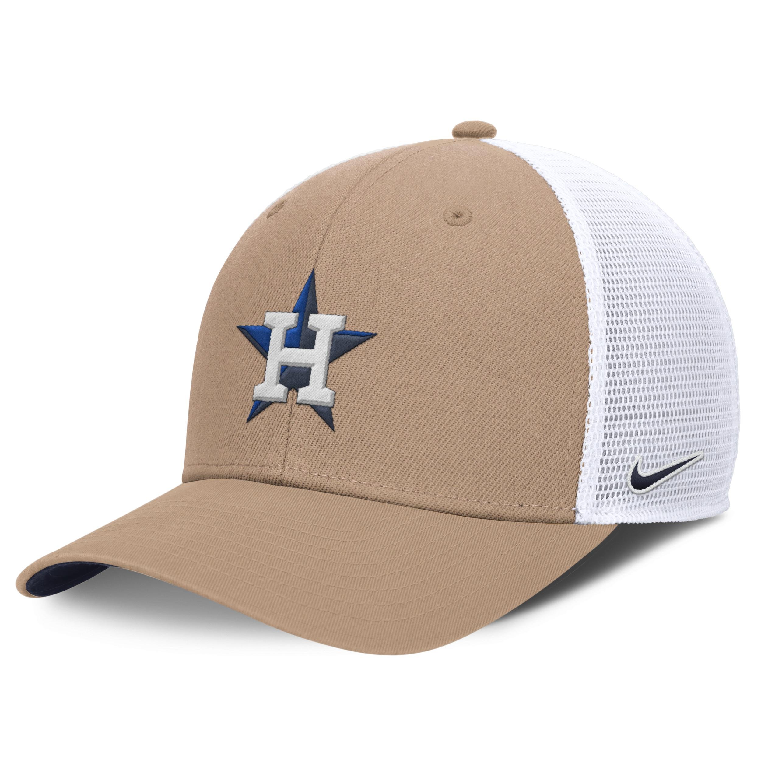 Houston Astros Hemp Rise Nike Men's MLB Trucker Adjustable Hat by NIKE