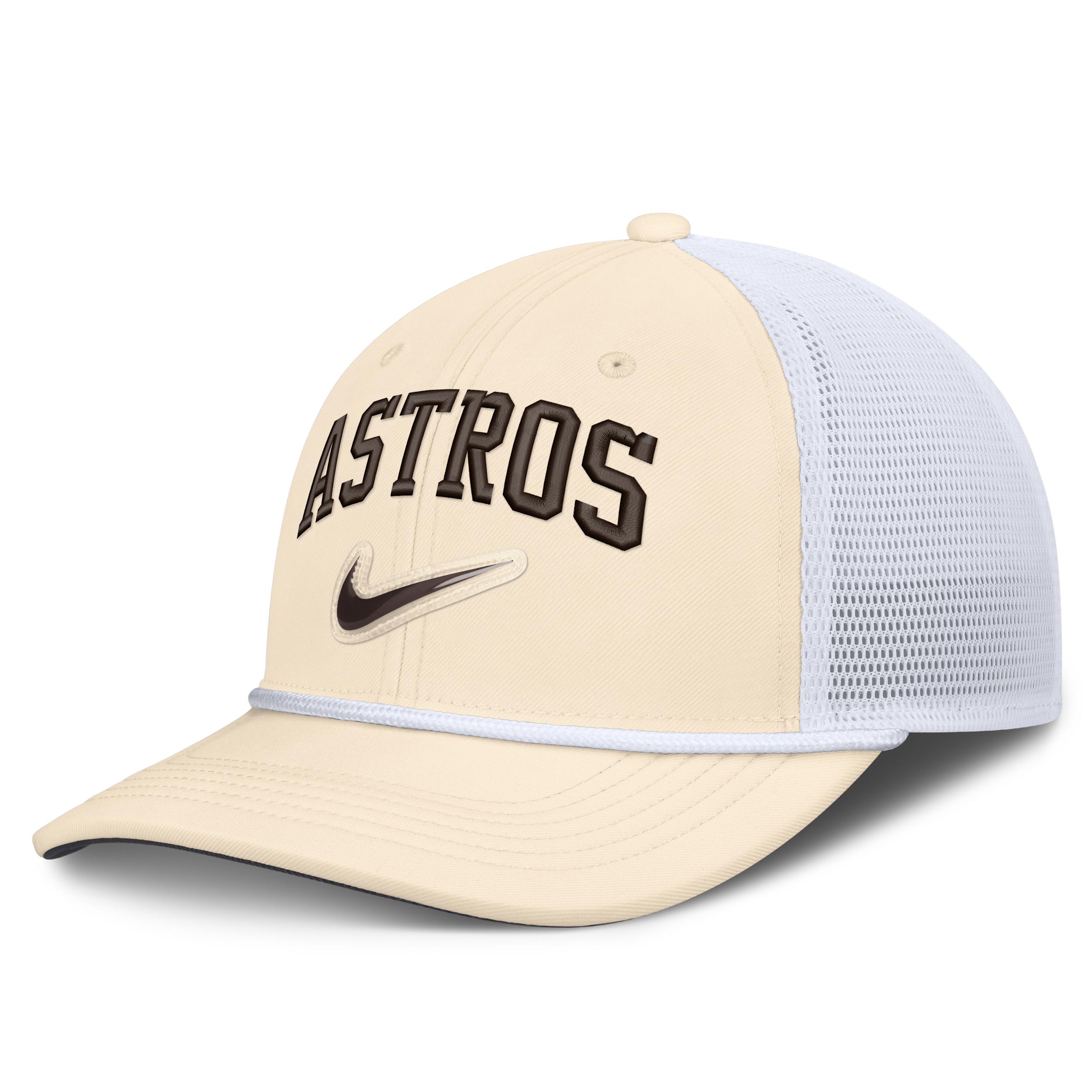 Houston Astros Rise Nike Men's Dri-FIT MLB Trucker Adjustable Hat by NIKE