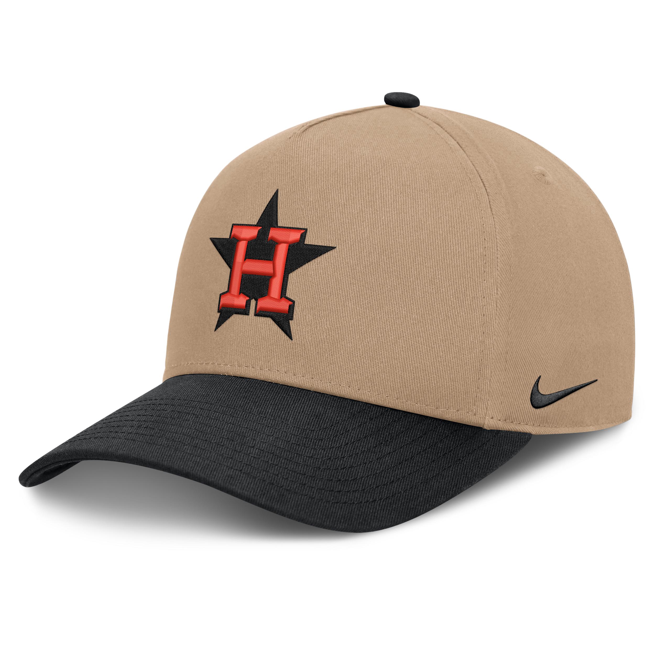 Houston Astros Rise Nike Men's MLB A-Frame Trucker Adjustable Hat by NIKE