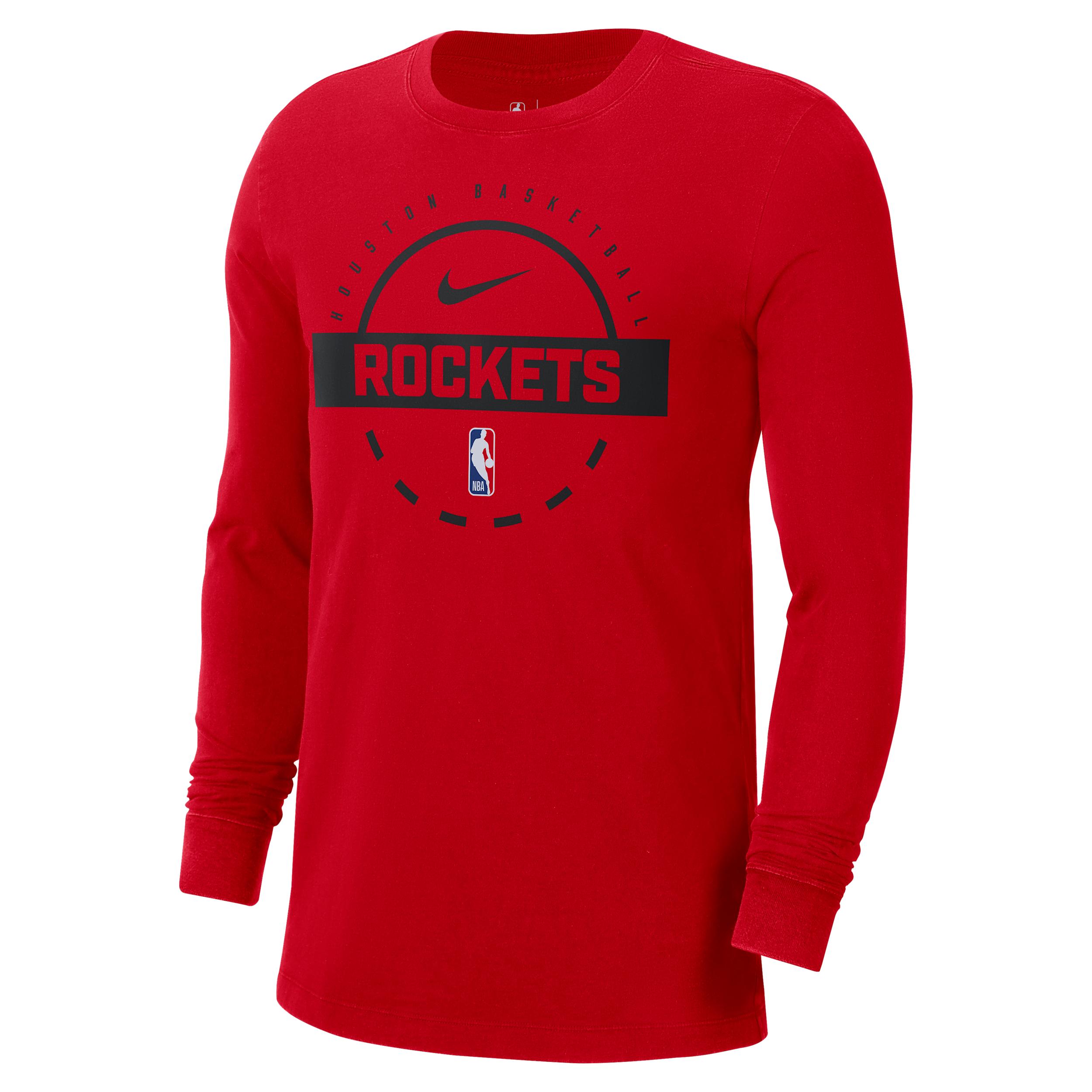 Houston Rockets Nike Men's NBA Practice Long-Sleeve T-Shirt by NIKE