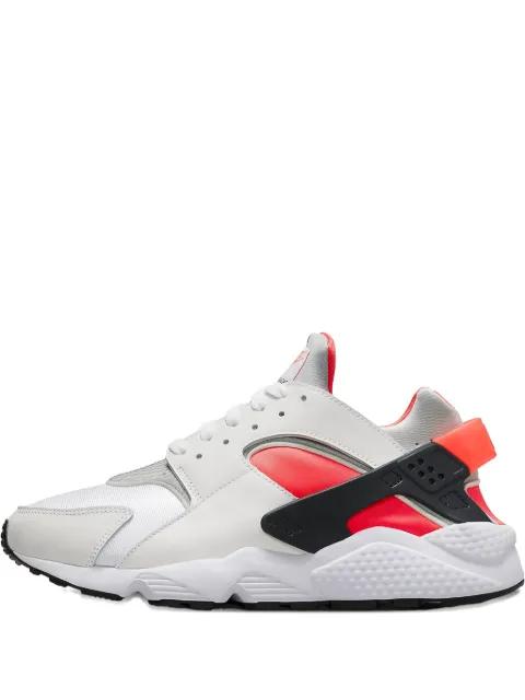 Huarache Run "White/Solar Red" sneakers by NIKE