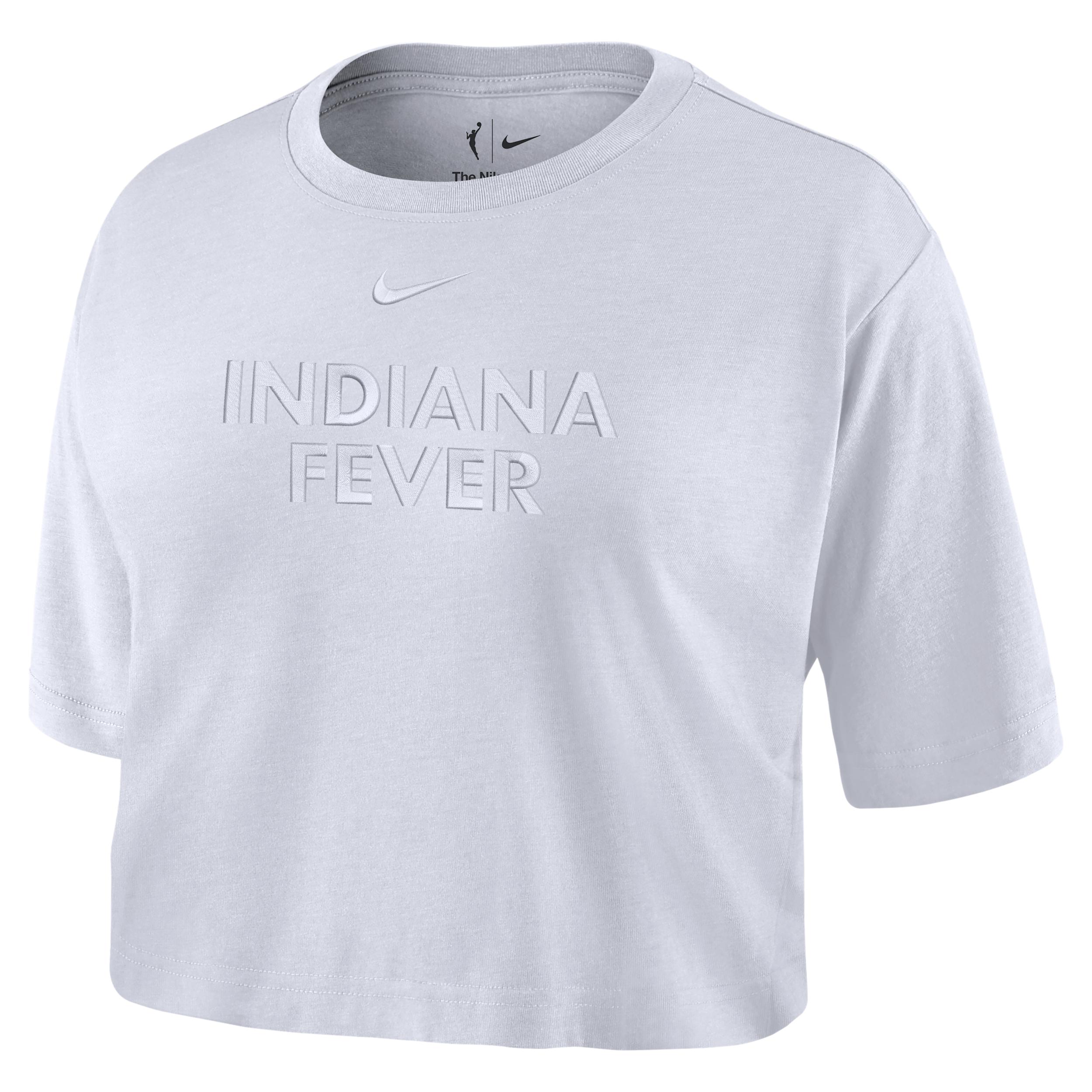 Indiana Fever Nike Women's WNBA Cropped T-Shirt by NIKE