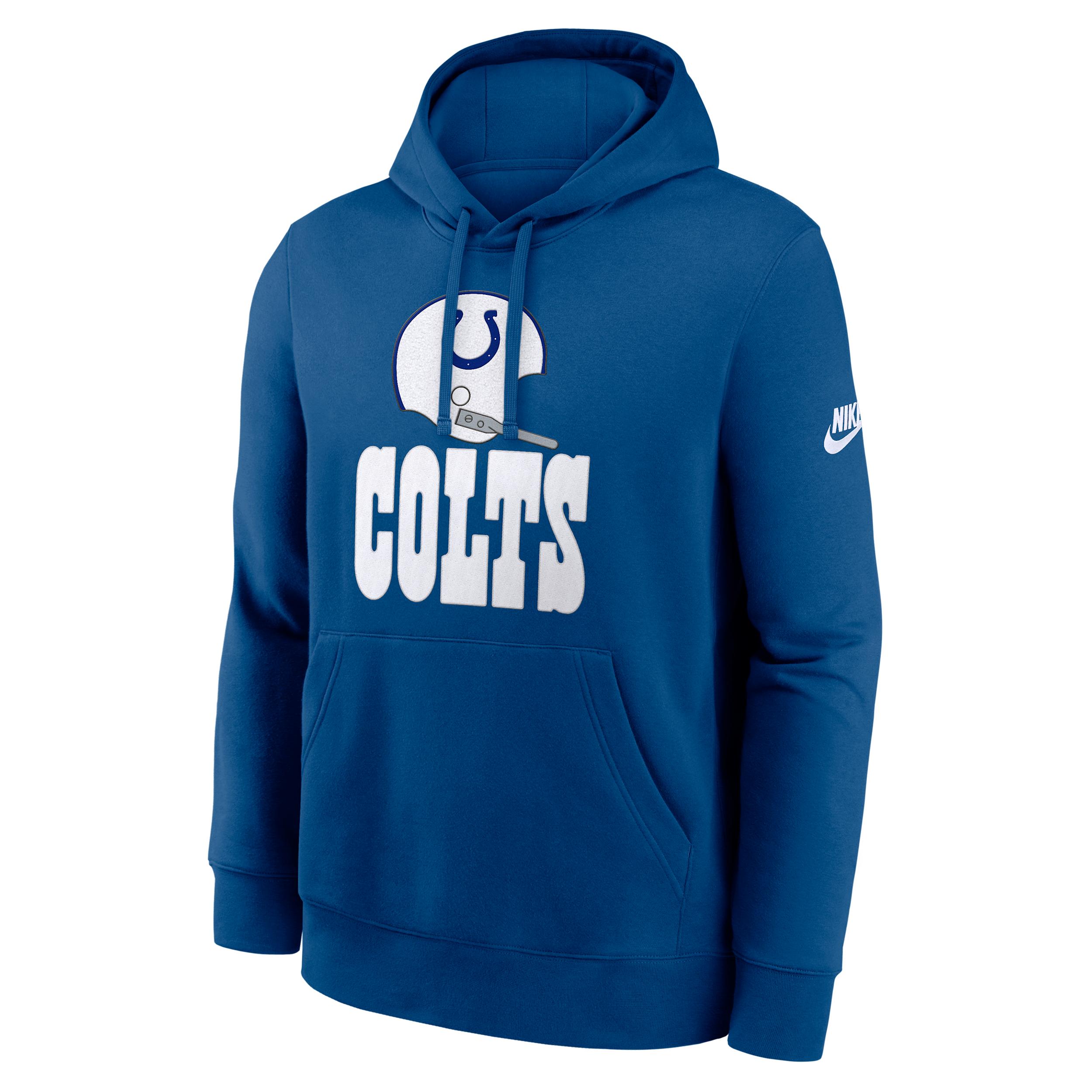 Indianapolis Colts Best Season Rewind Club Nike Men's NFL Pullover Hoodie by NIKE