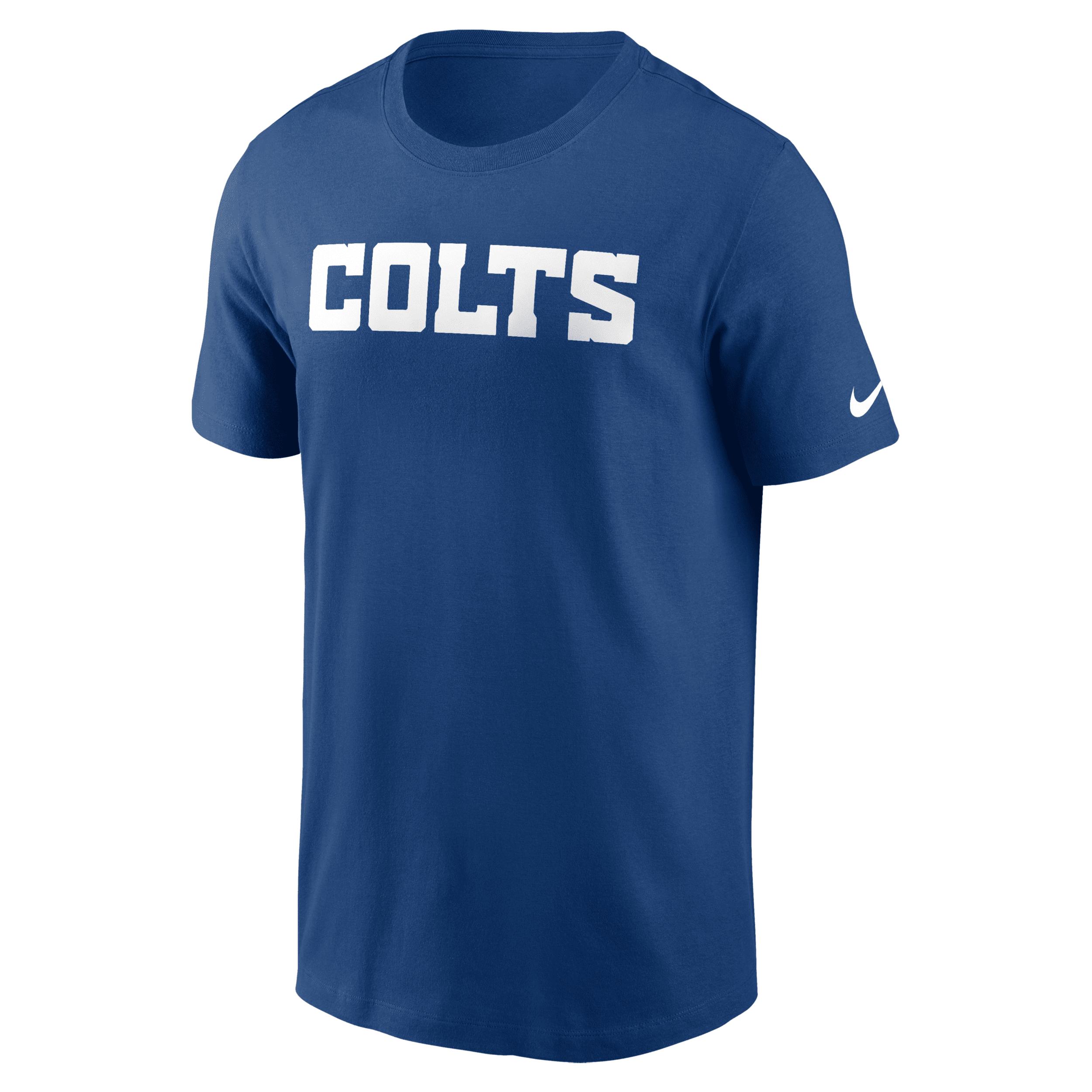 Indianapolis Colts Primetime Wordmark Essential Nike Men's NFL T-Shirt by NIKE