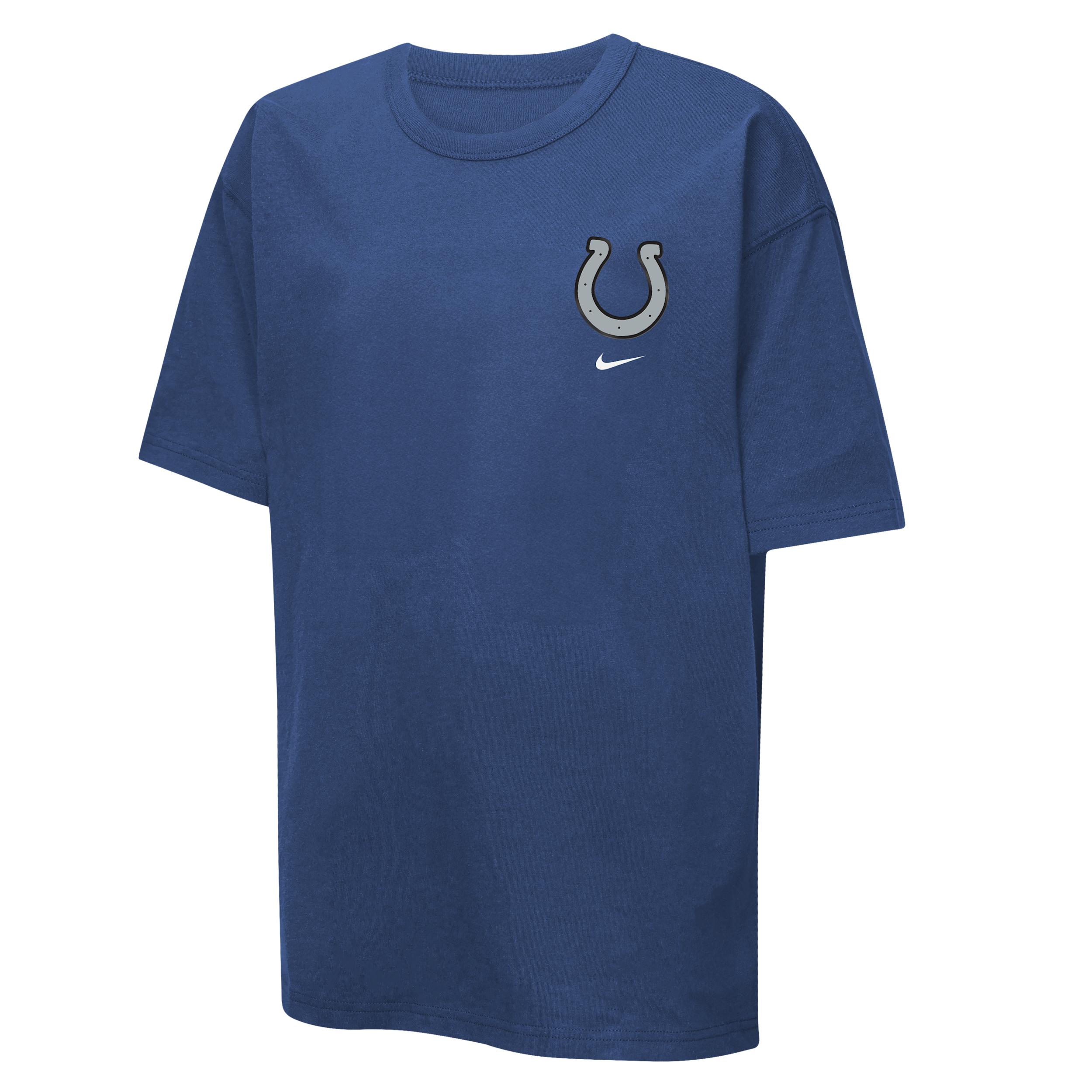 Indianapolis Colts Rivalries Collection Helmet Max90 Big Kids' Nike NFL T-Shirt by NIKE