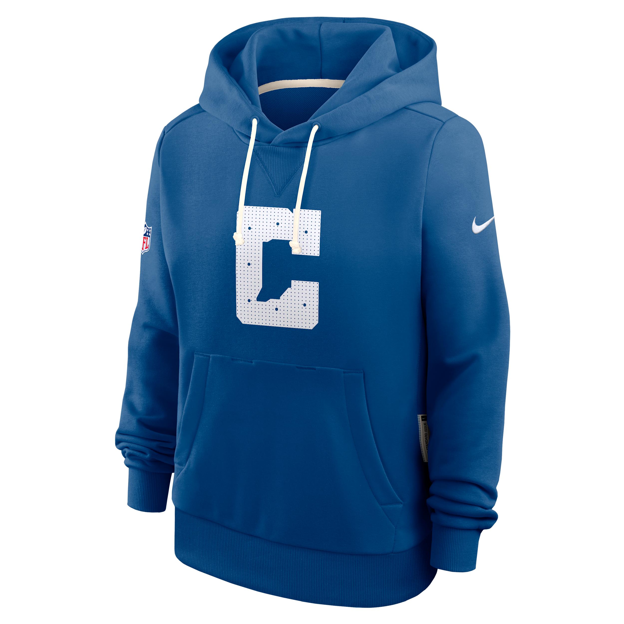 Indianapolis Colts Sideline Nike Women's Dri-FIT NFL Pullover Hoodie by NIKE