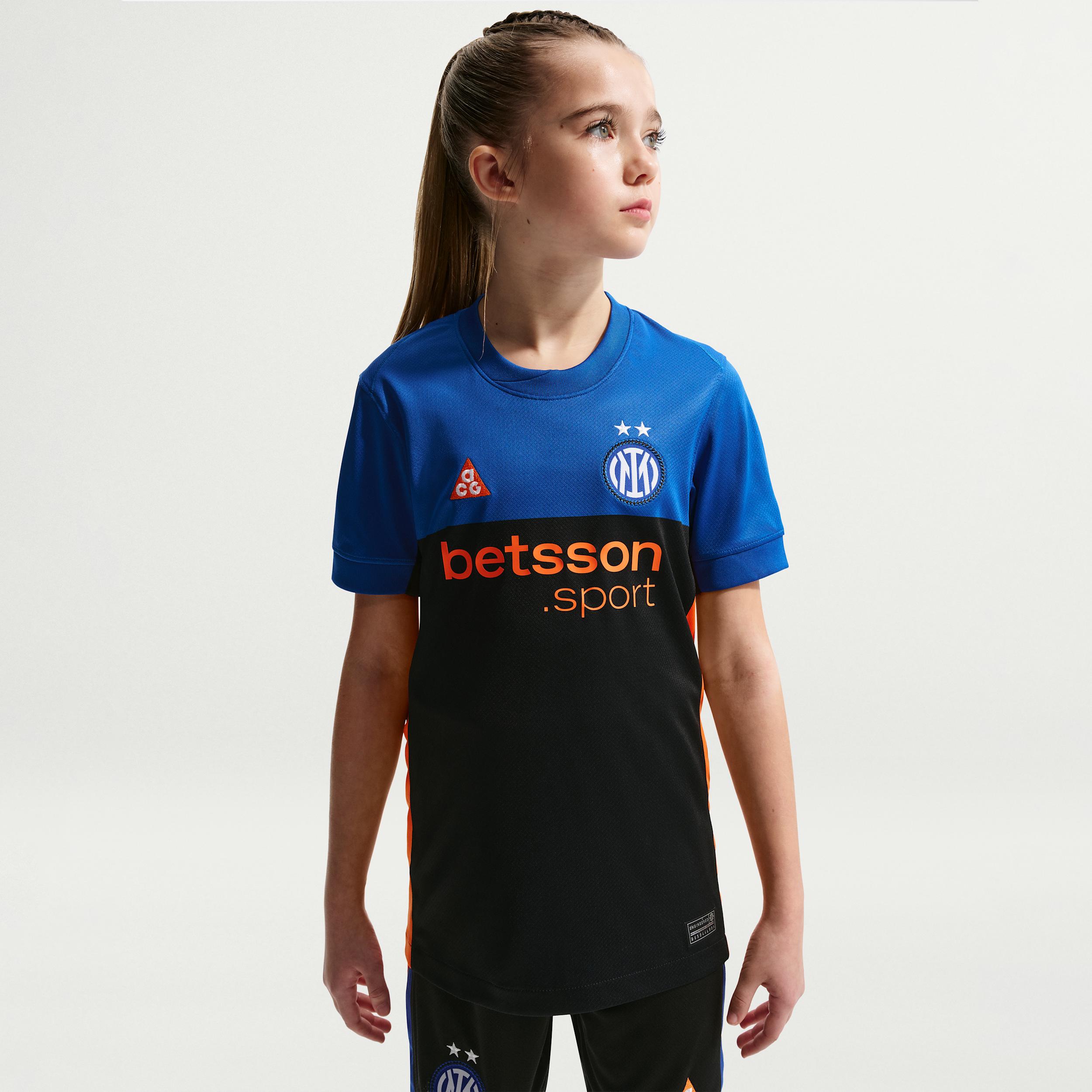 Inter Milan 2026 Stadium SE Big Kids' Nike ACG Dri-FIT Soccer Replica Jersey by NIKE