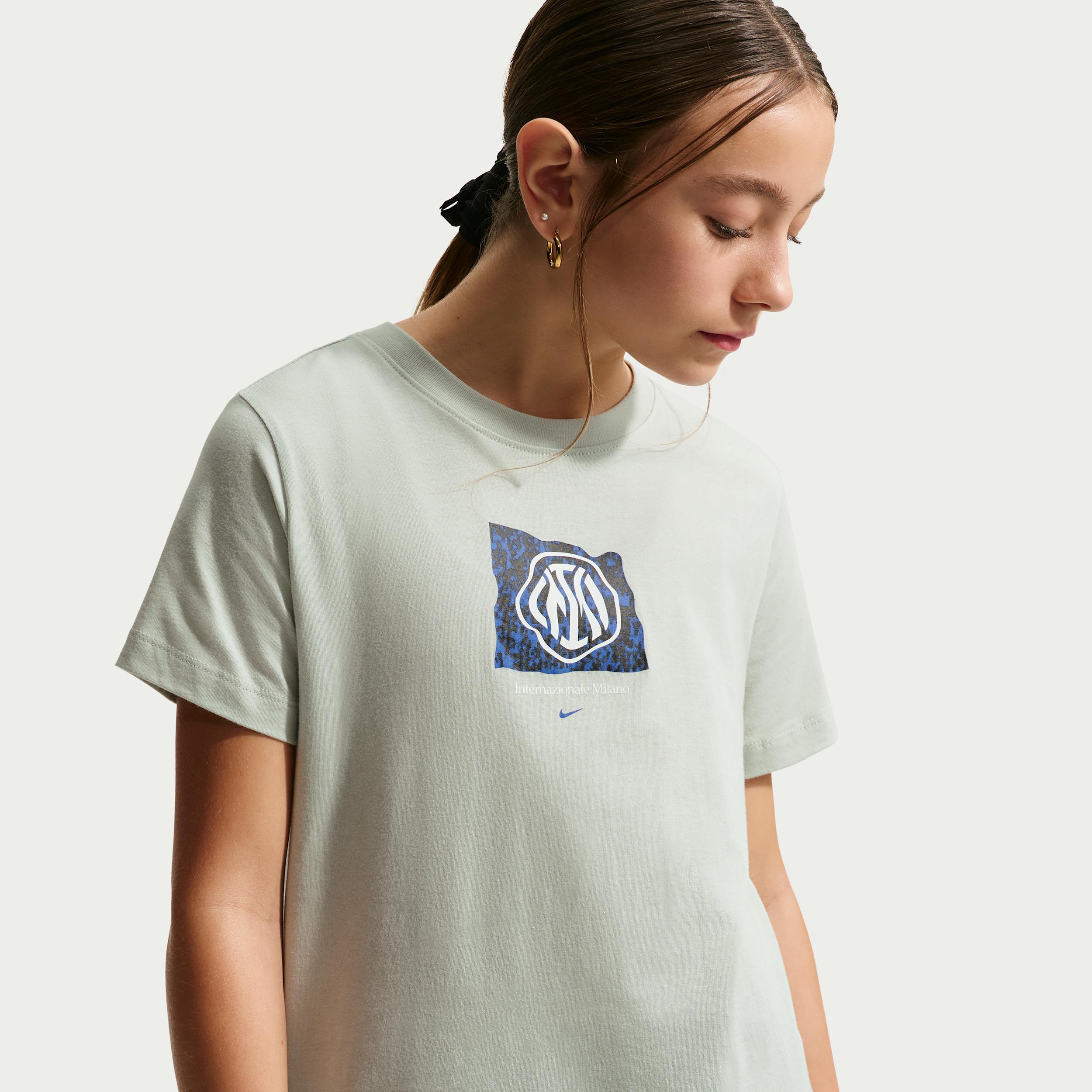 Inter Milan Big Kids' Nike Soccer T-Shirt by NIKE