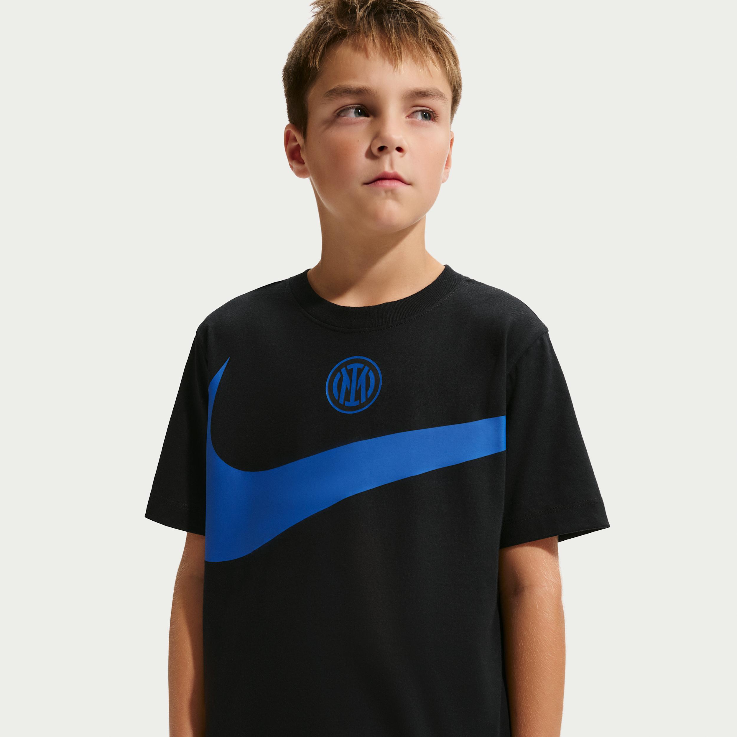 Inter Milan Swoosh Big Kids' Nike Soccer T-Shirt by NIKE