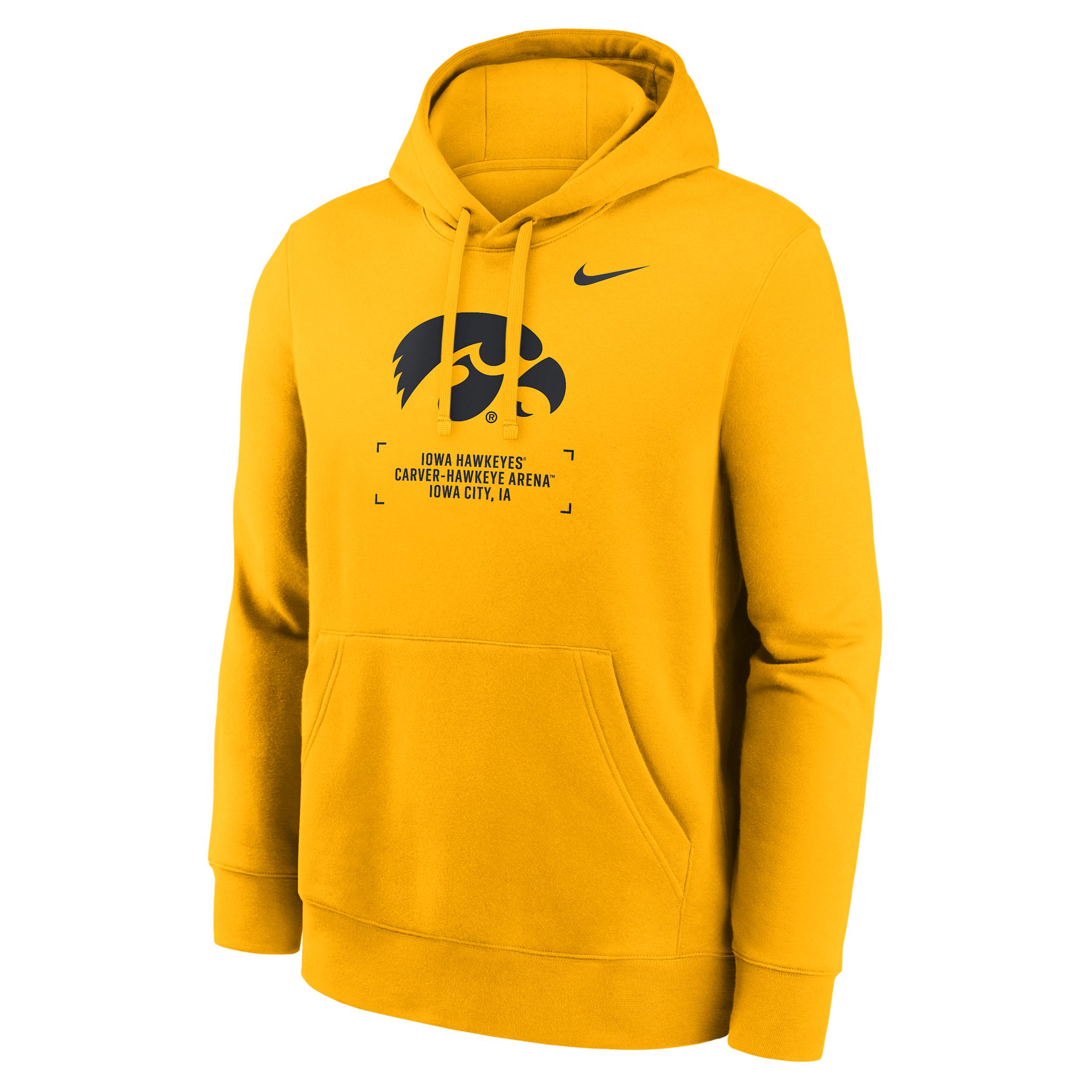 Iowa Club Basketball 2-Hit Nike Men's College Pullover Hoodie by NIKE