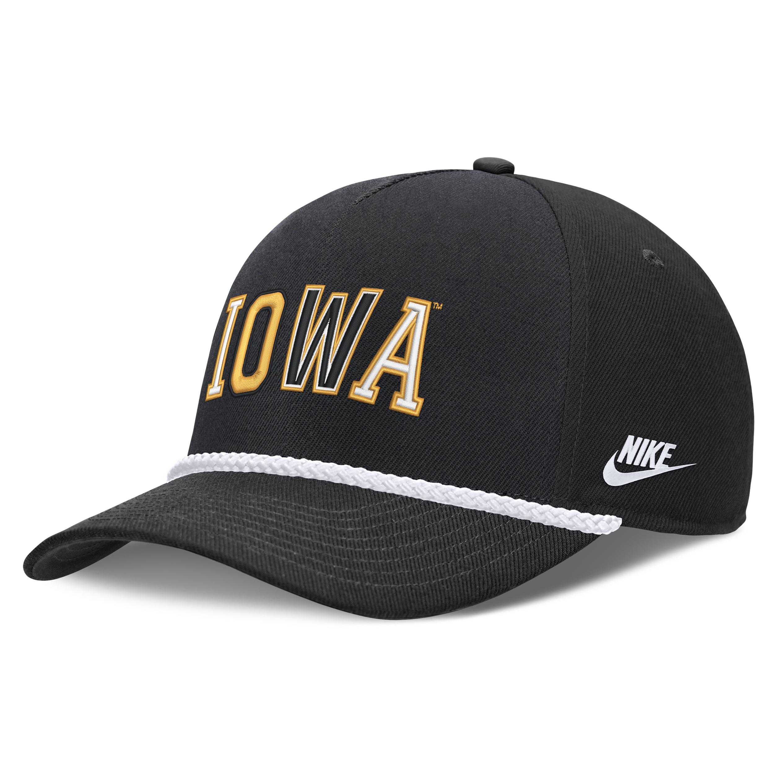 Iowa Legacy Basketball Rope Rise Nike Unisex College Adjustable Hat by NIKE