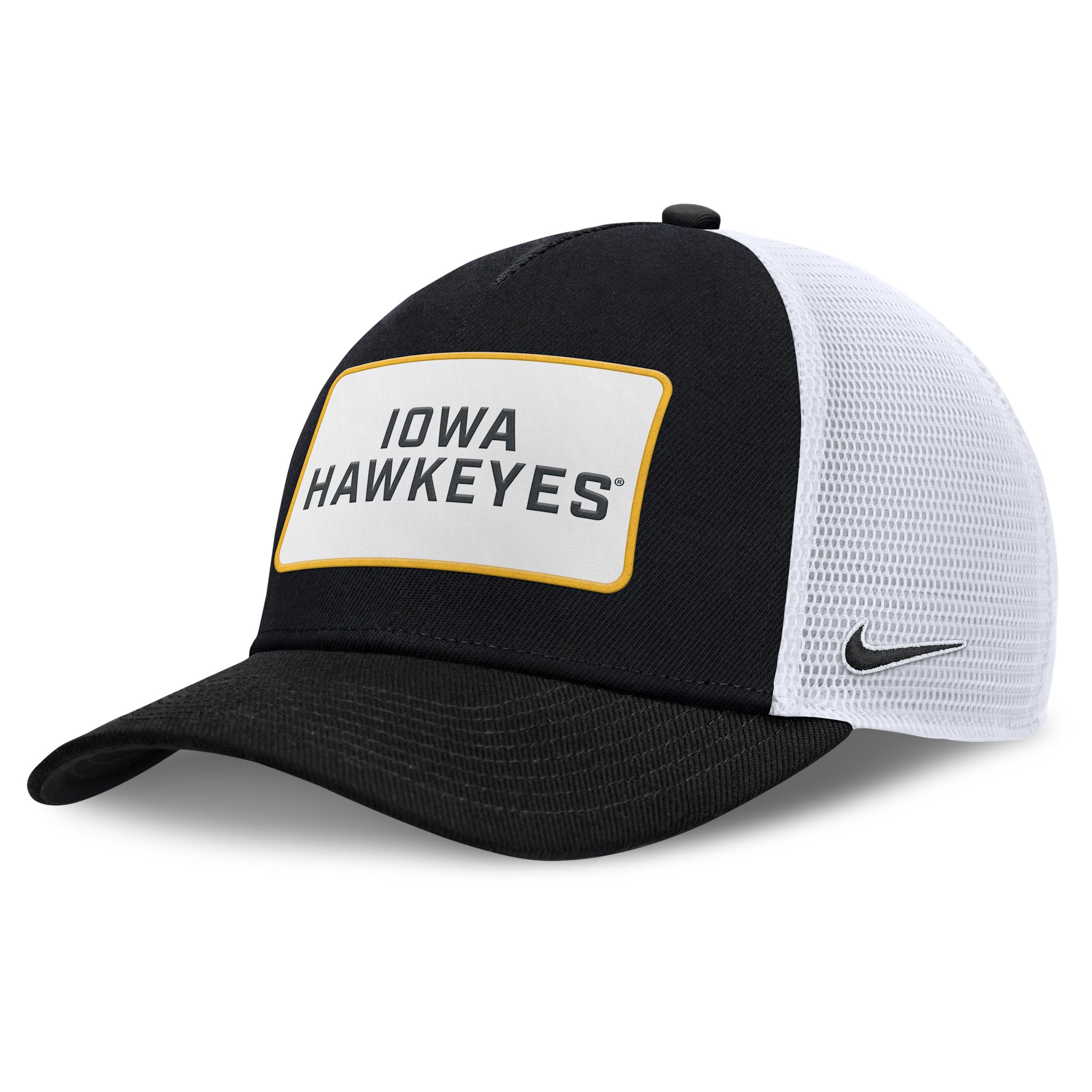 Iowa On-Field Rise Nike Men's College Trucker Adjustable Hat by NIKE