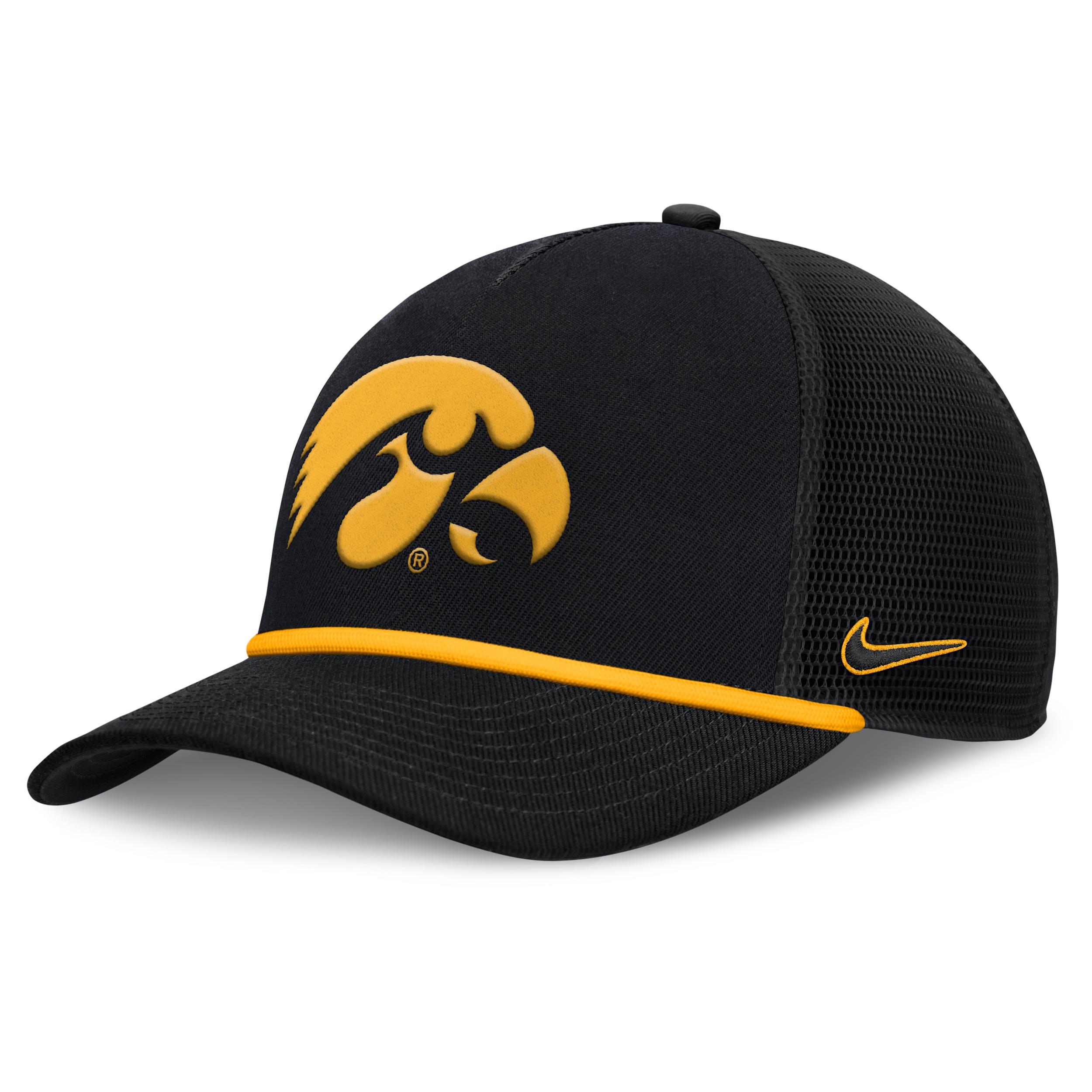 Iowa Primetime Rise Nike Men's College Trucker Adjustable Hat by NIKE