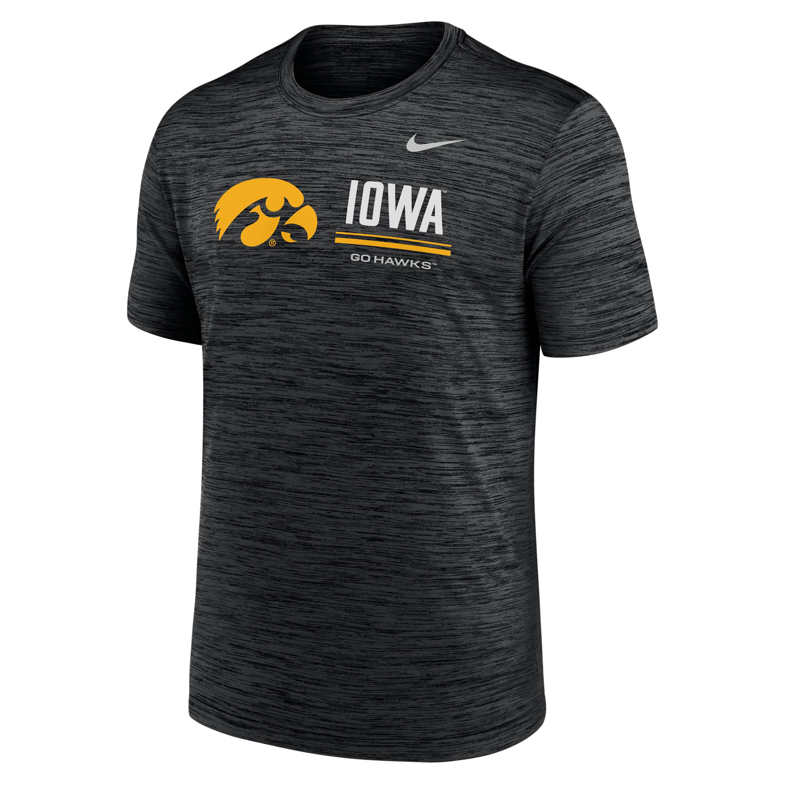 Iowa Sideline Velocity Nike Men's Dri-FIT College T-Shirt by NIKE