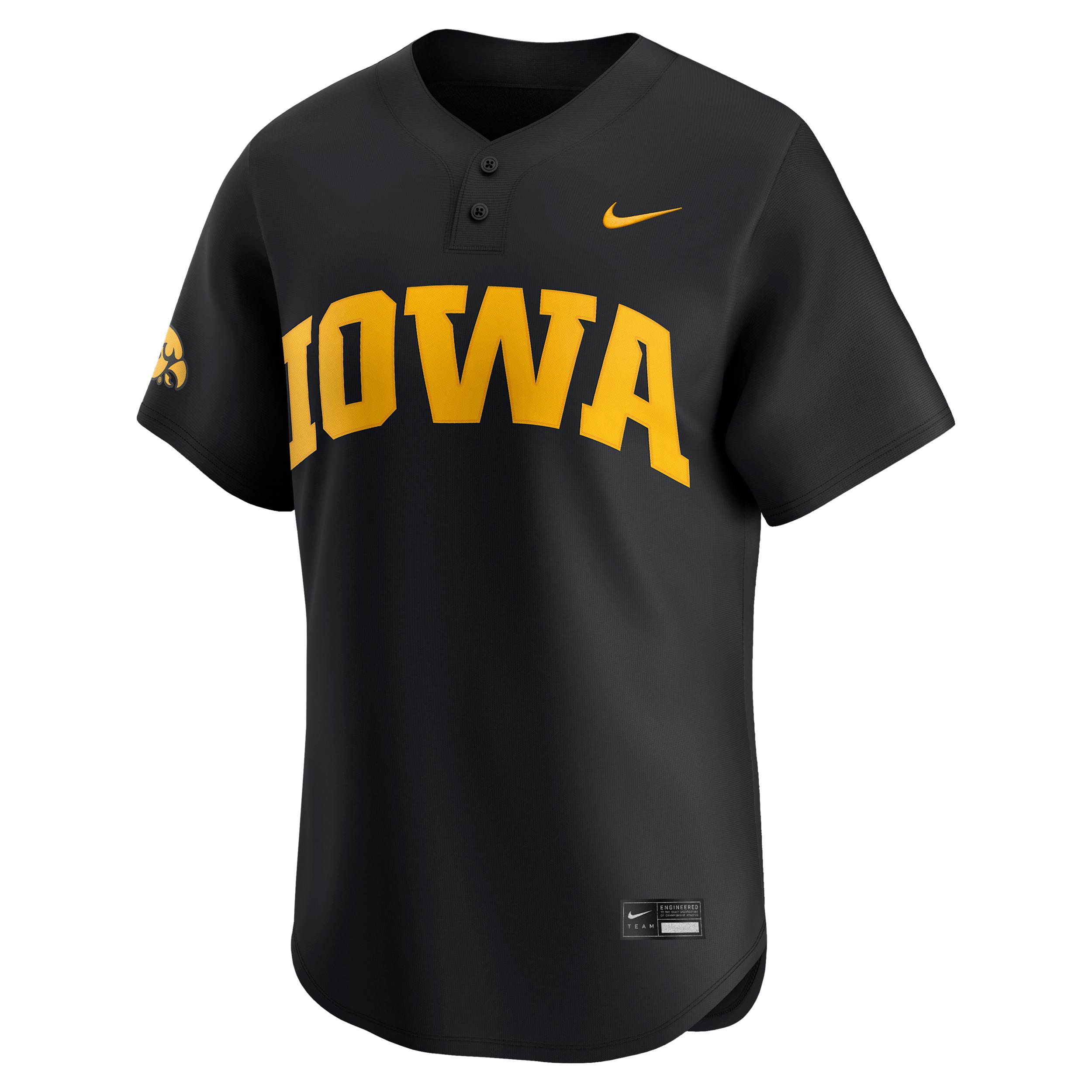 Iowa Wordmark Nike Men's College Limited Baseball Jersey by NIKE