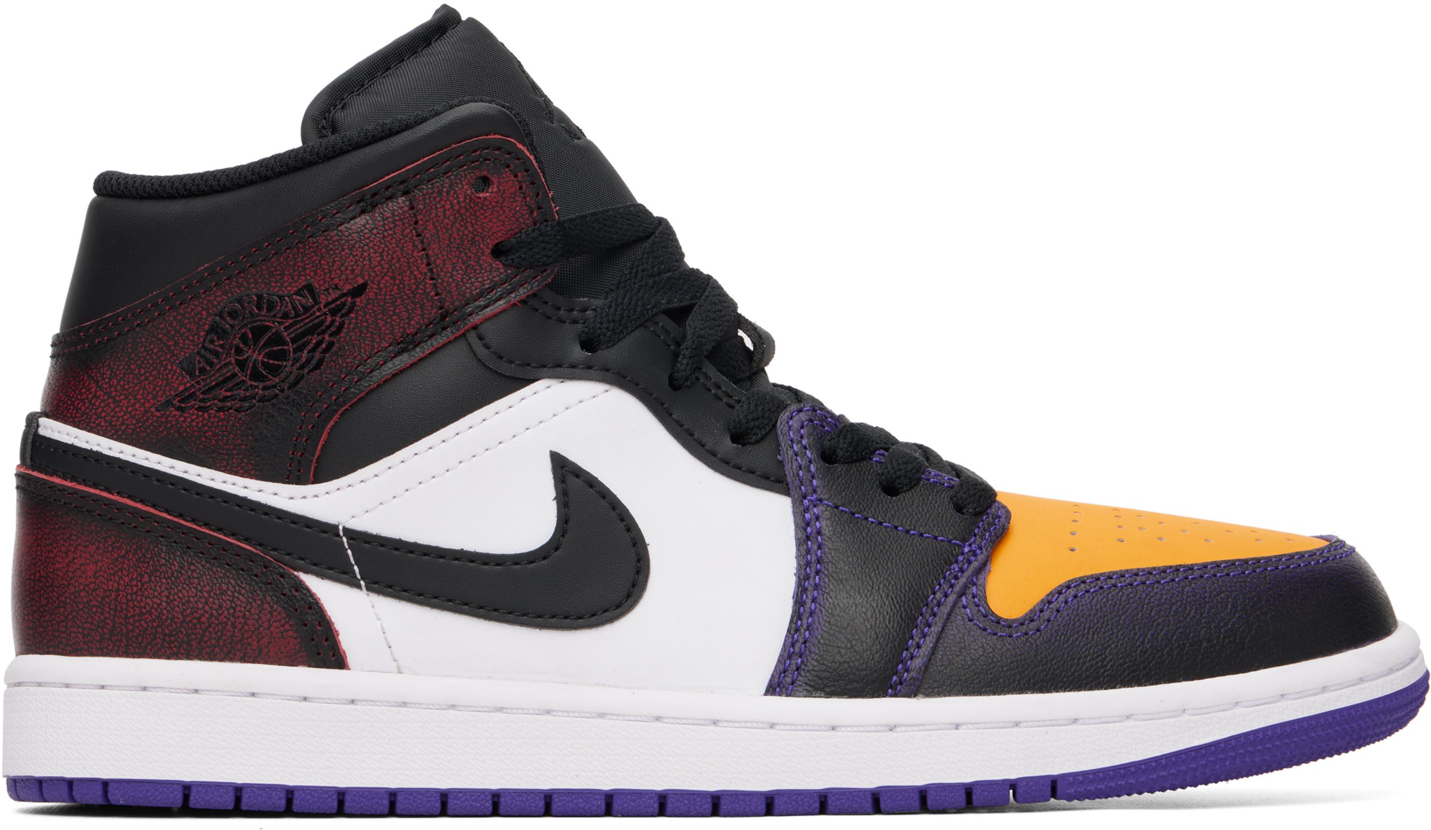 Multicolor Air Jordan 1 Mid SE Sneakers by NIKE JORDAN