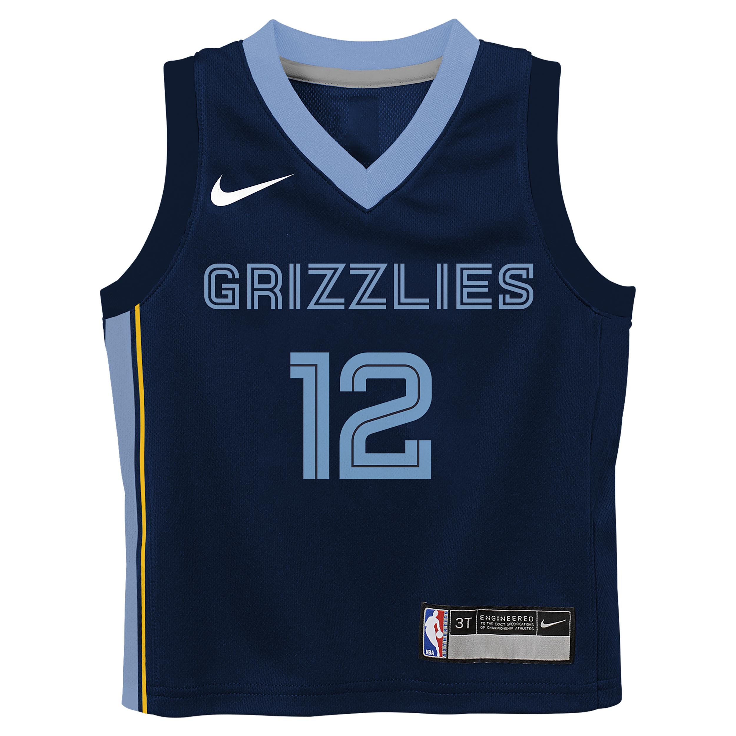 Ja Morant Memphis Grizzlies Icon Edition Little Kids' Nike NBA Swingman Jersey by NIKE