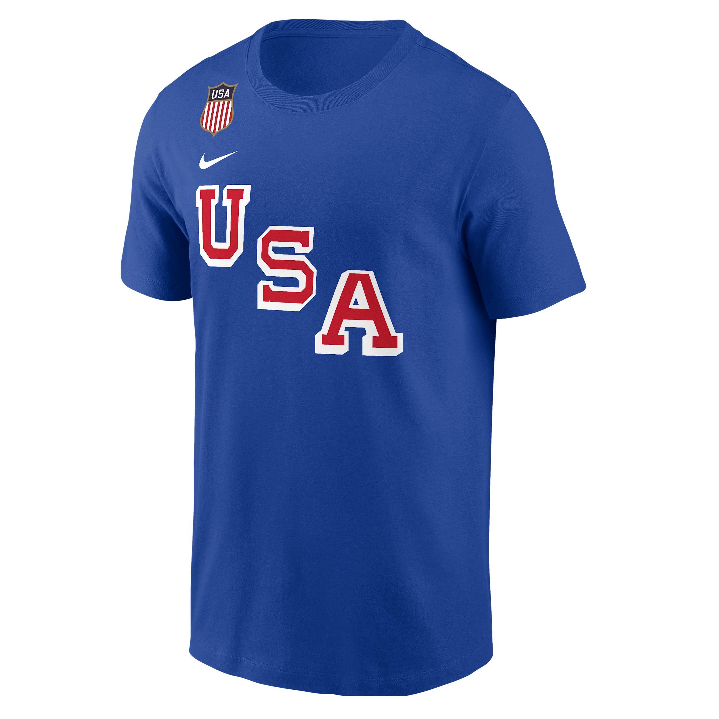 Jack Hughes Nike Men's USA Olympic Team 2026 "Gold Medal" Short-Sleeve T-Shirt by NIKE
